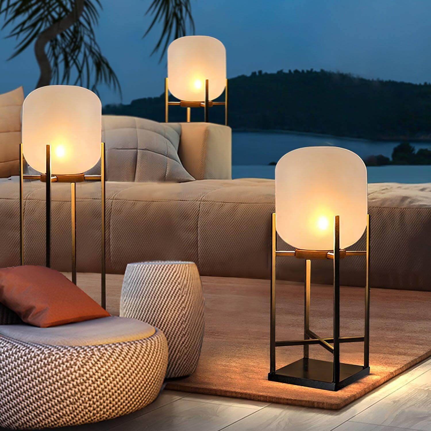 Lampada da terra da esterno Lumcora