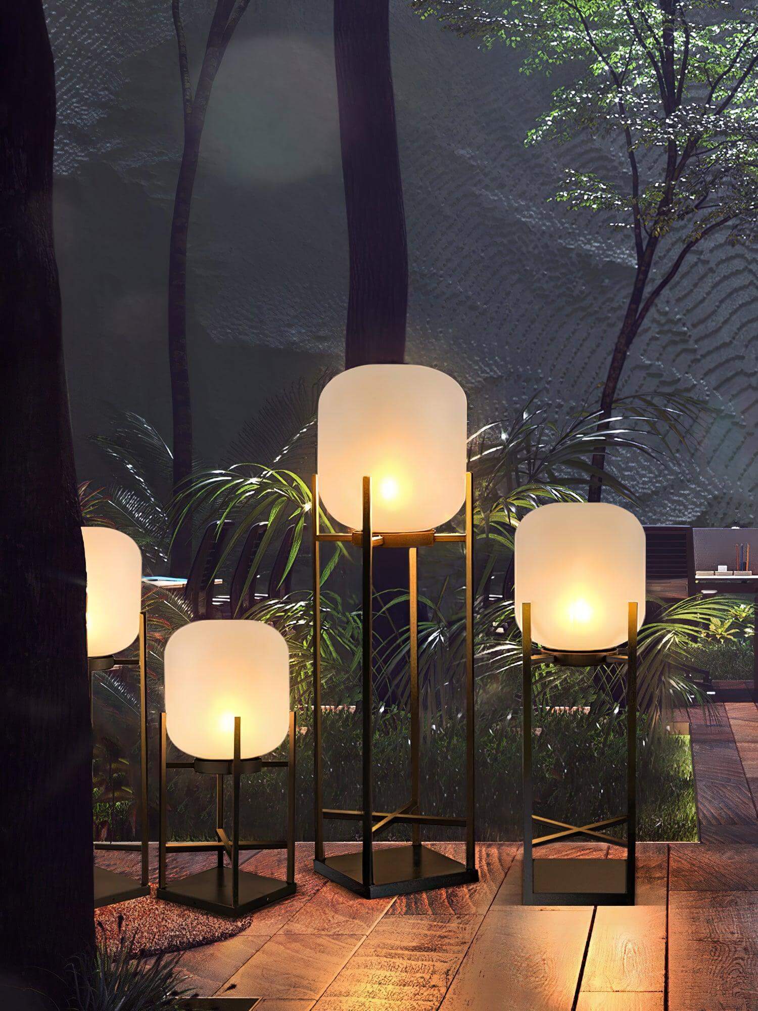 Lampada da terra da esterno Lumcora