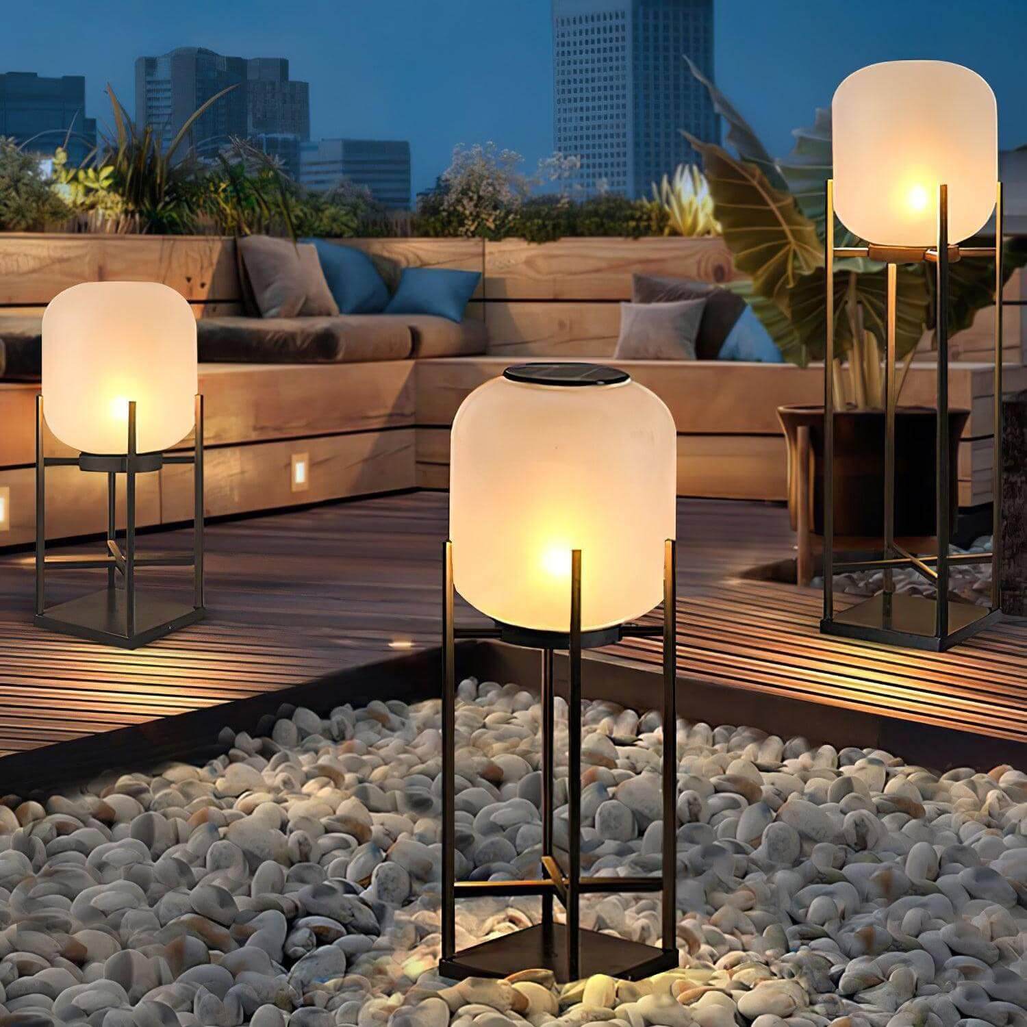 Lampada da terra da esterno Lumcora