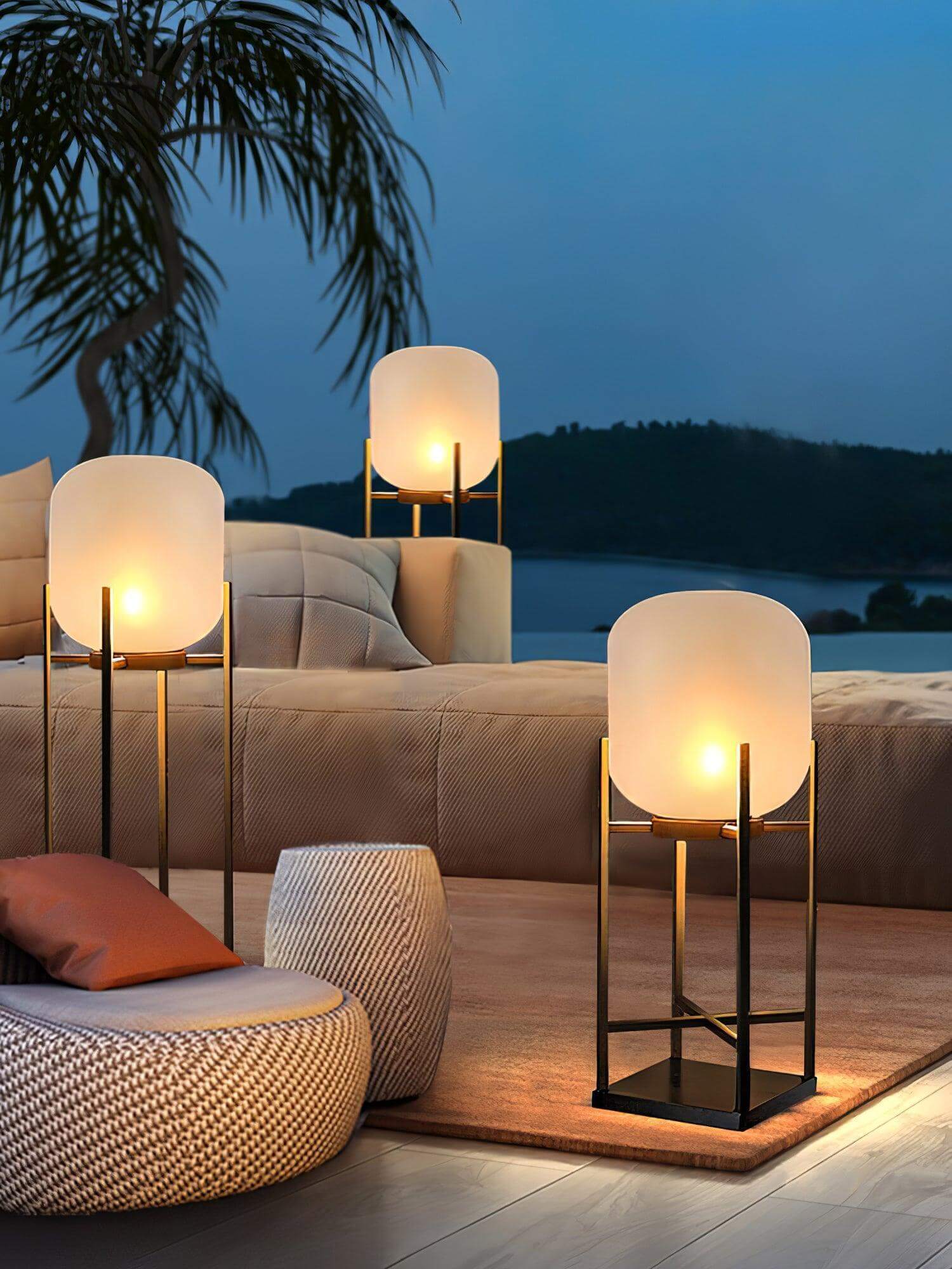 Lampada da terra da esterno Lumcora