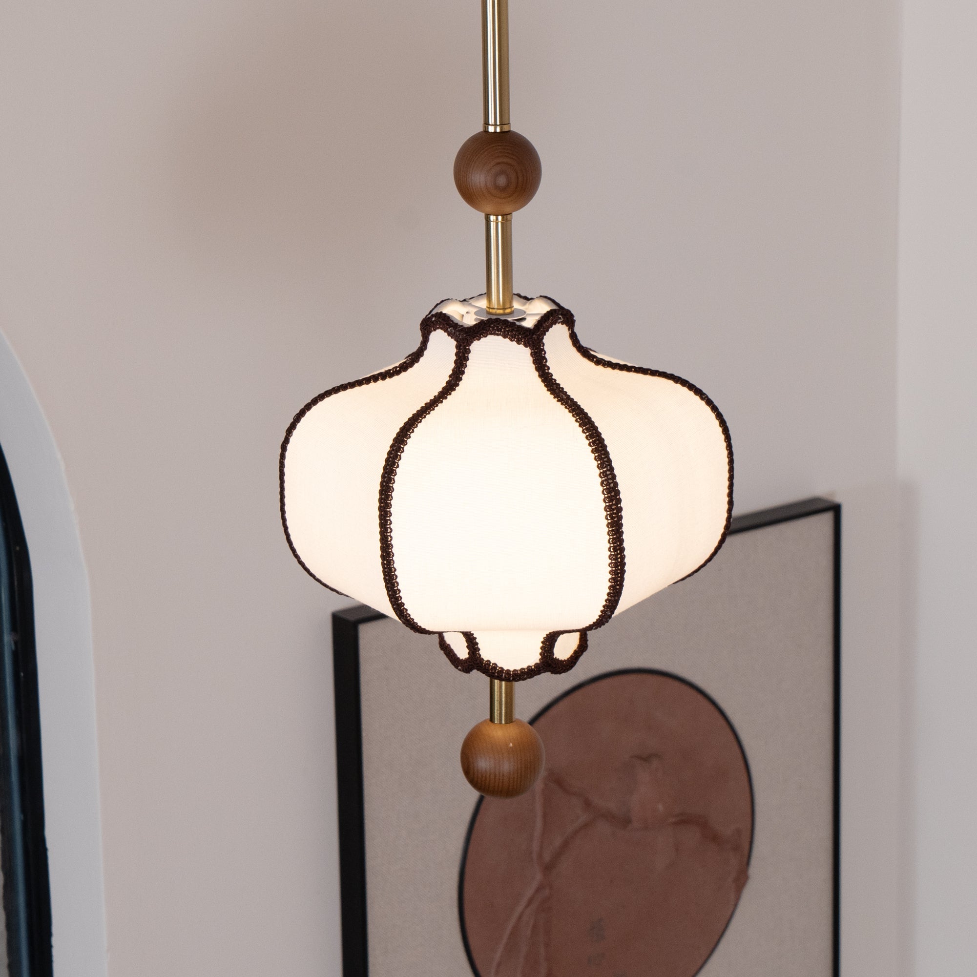 Lampada a sospensione lanterna Rouvo