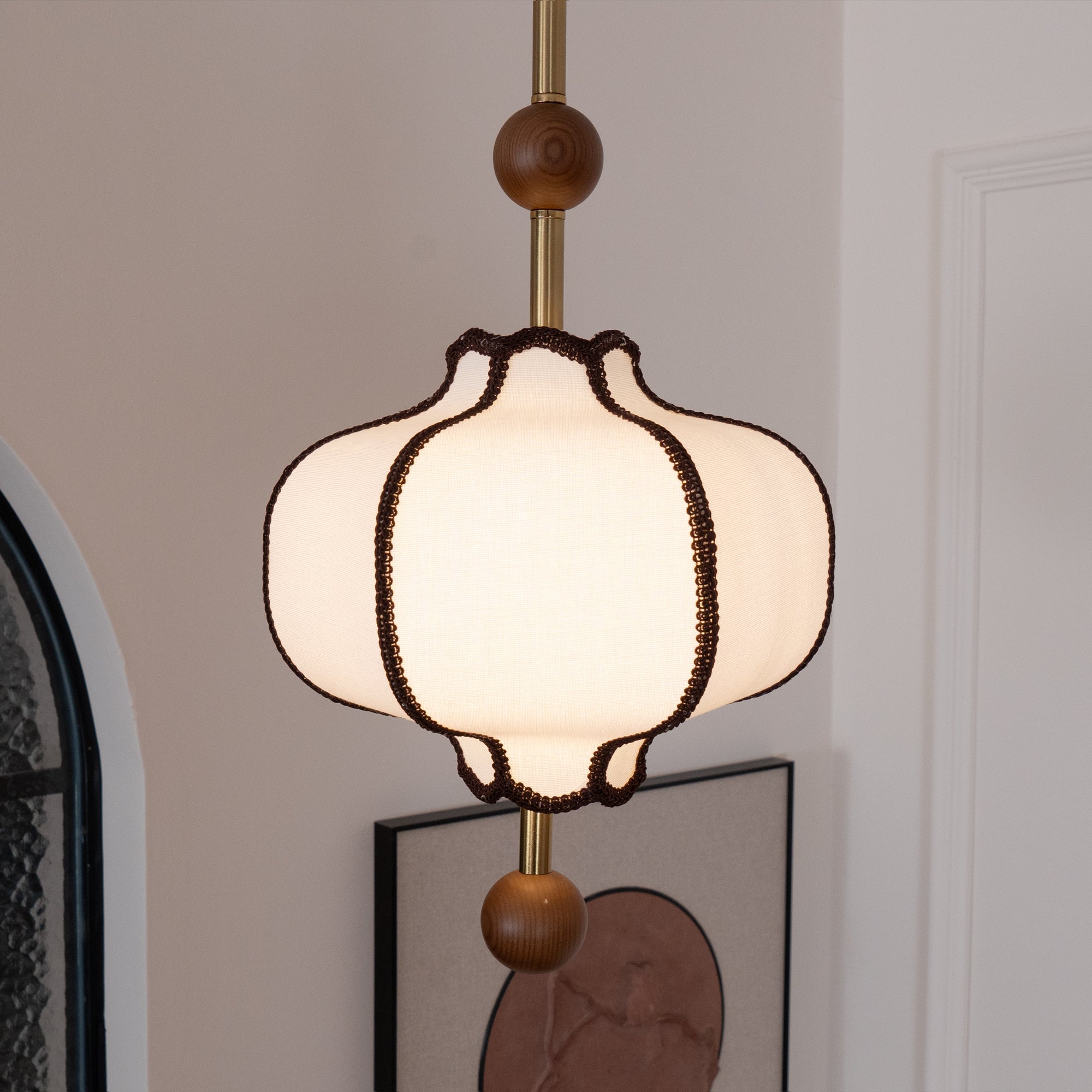 Lampada a sospensione lanterna Rouvo