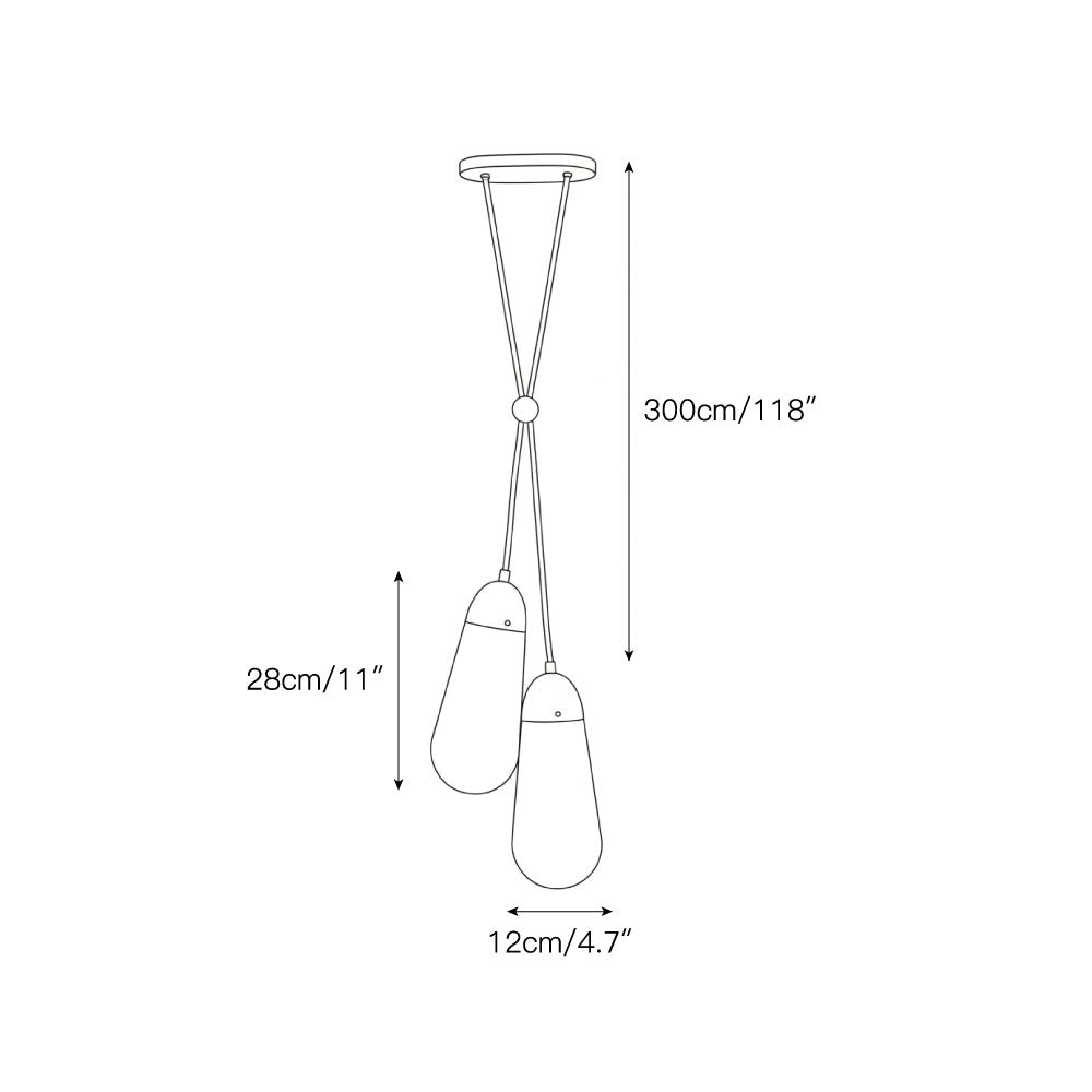 Lampada a sospensione Floruluna