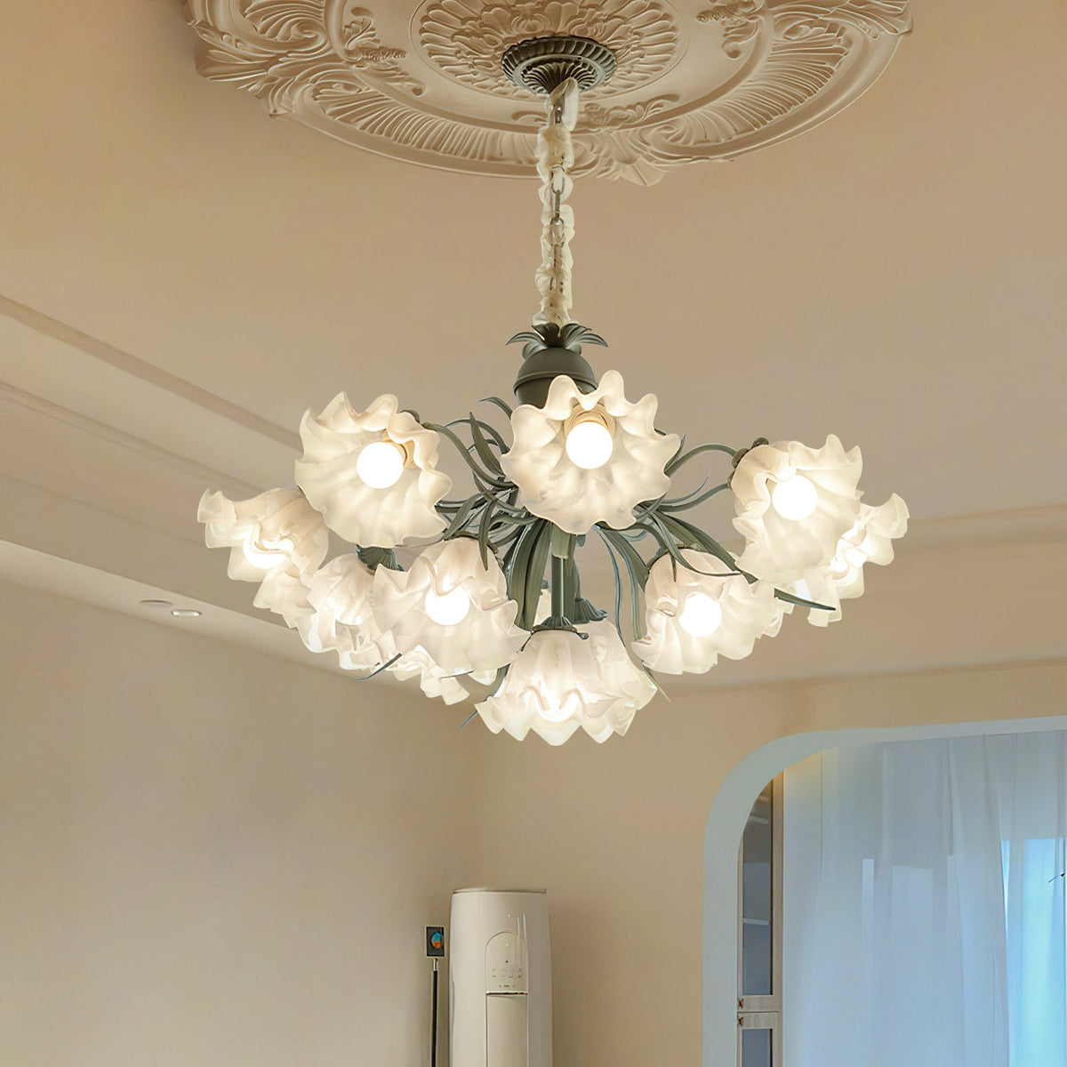 Lily of the Valley Flower Chandelier – detail 14