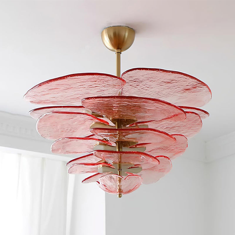 Lampadario a cascata Velenessa