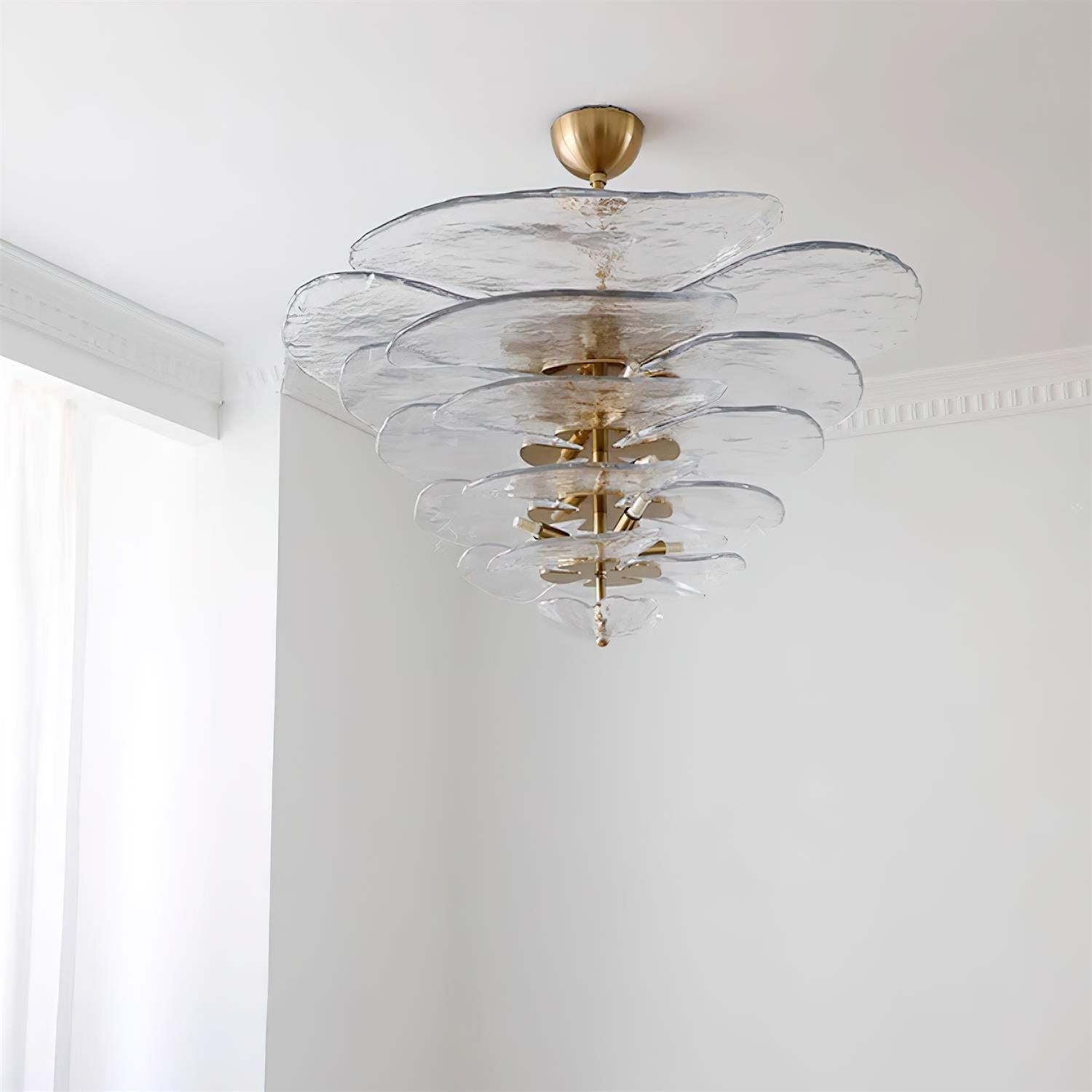 Lampadario a cascata Velenessa