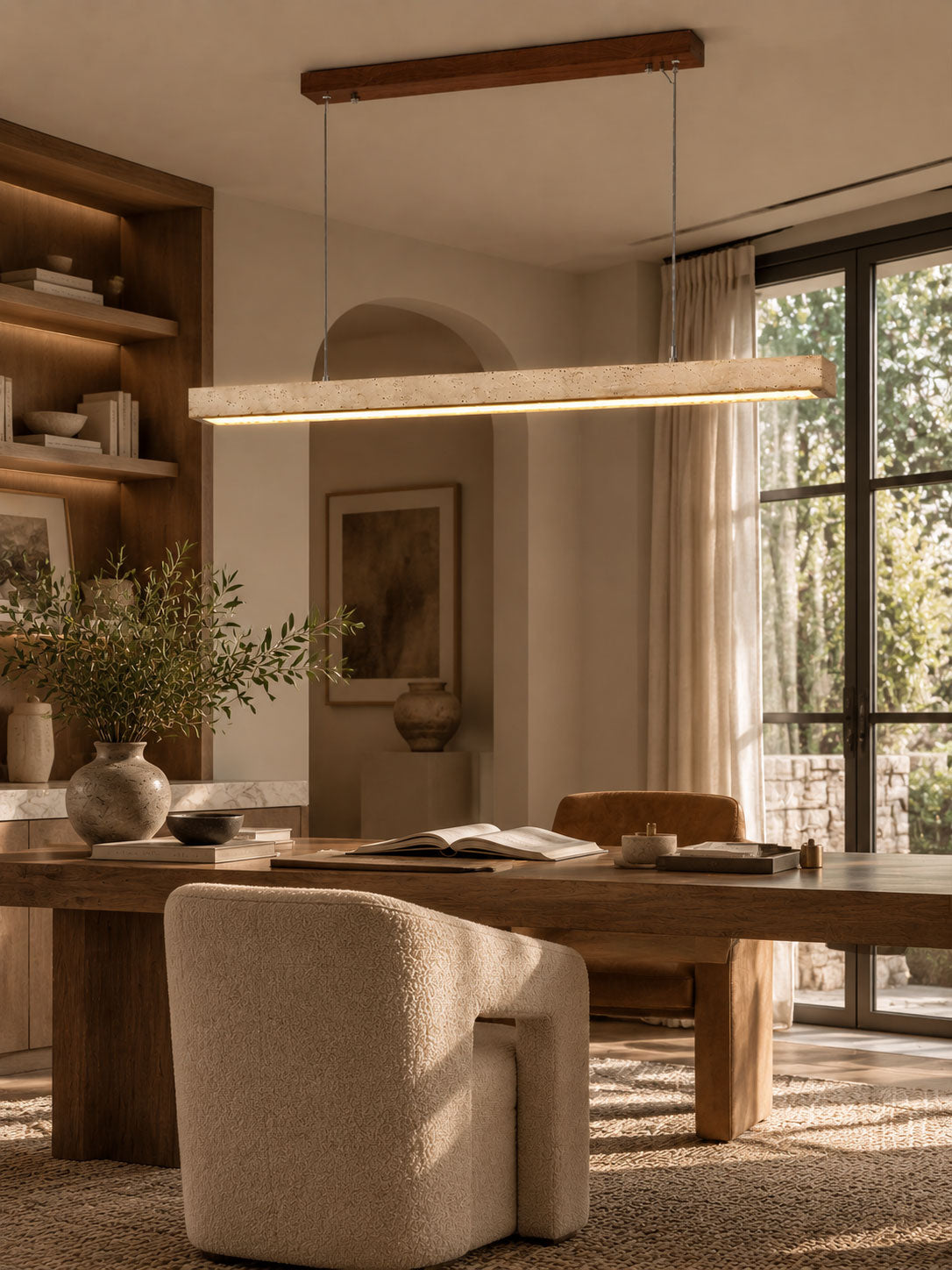 Lampada a sospensione lineare Celiali