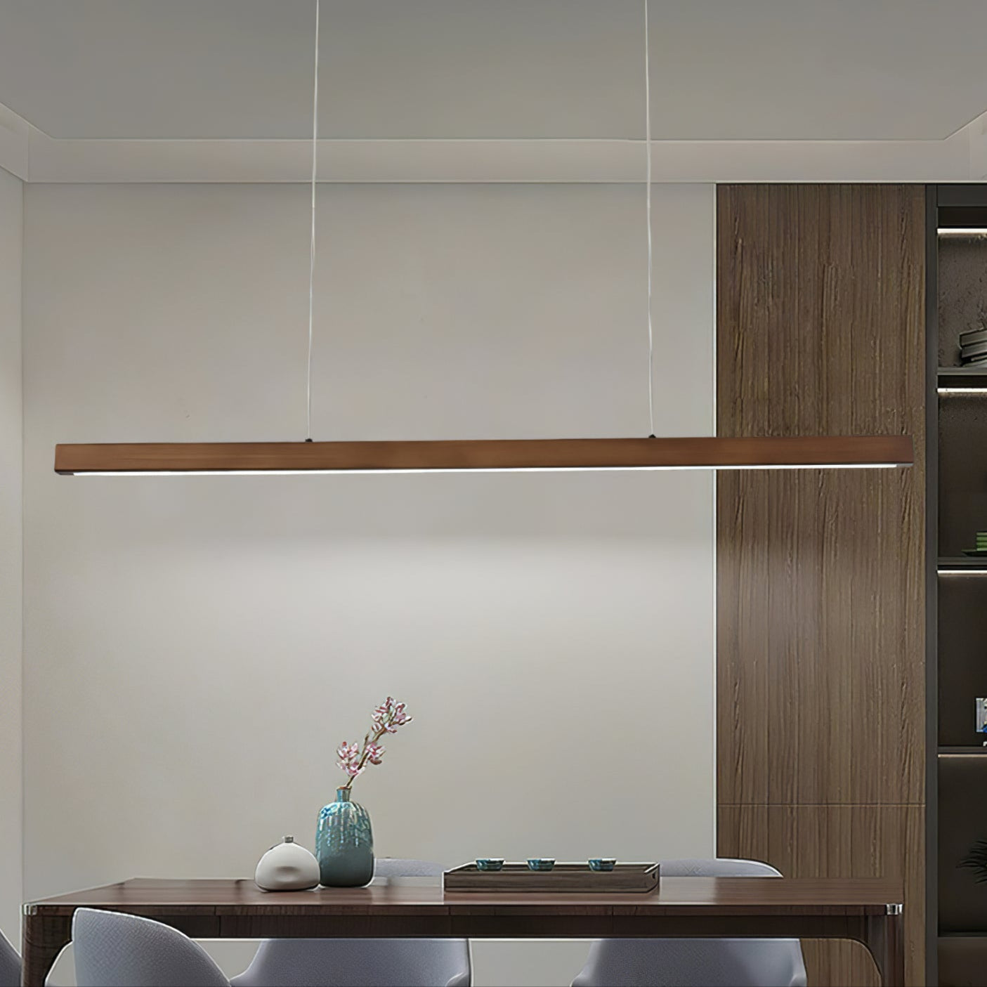 Lampada a sospensione lineare Lioriiro
