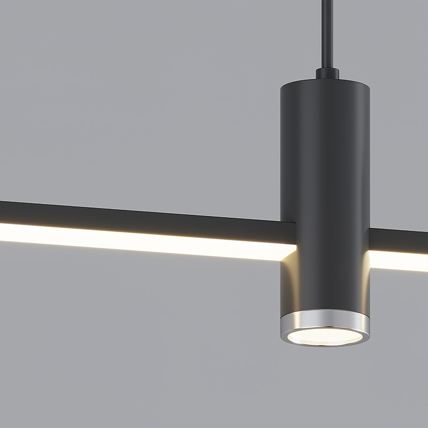Lampada a sospensione lineare Chiisali