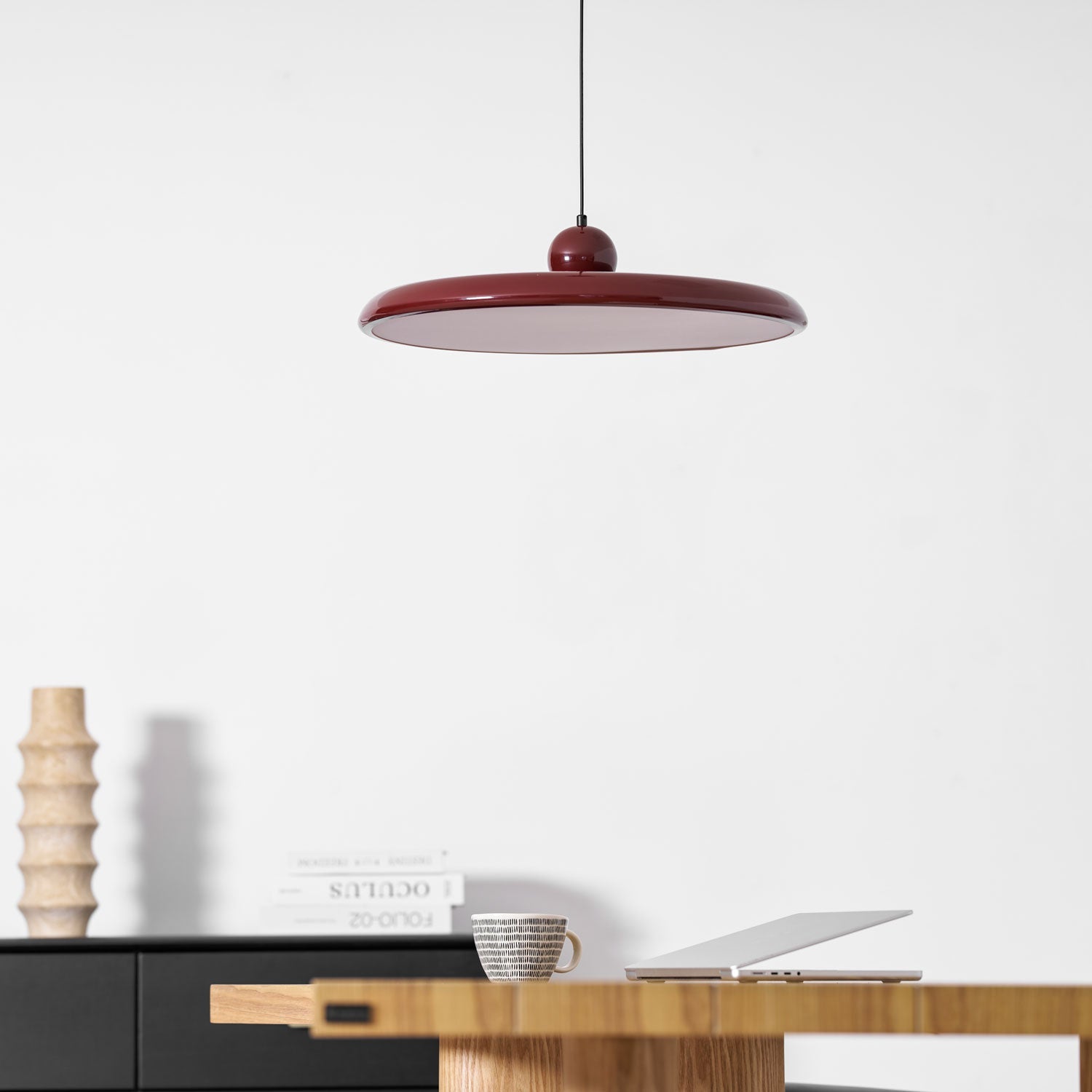Lampada a sospensione rotonda Ororella