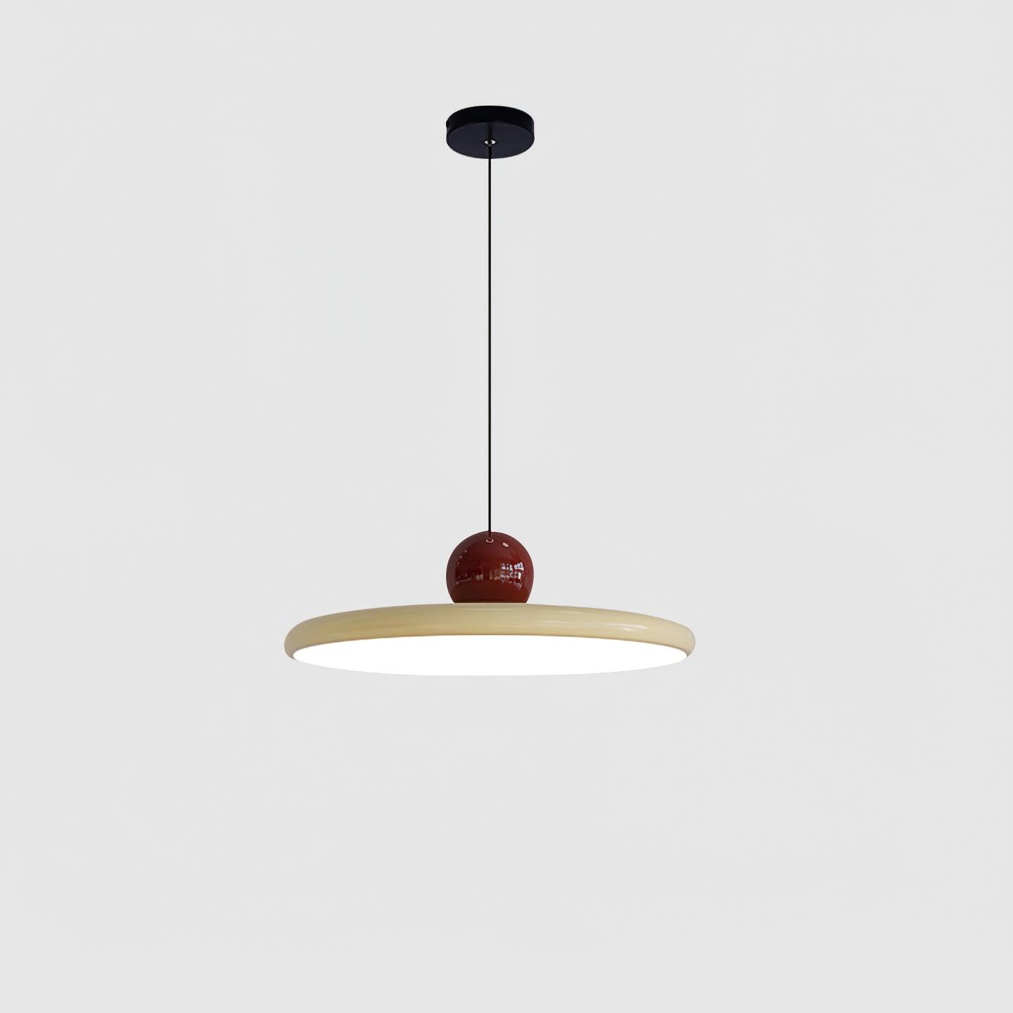 Lampada a sospensione rotonda Ororella
