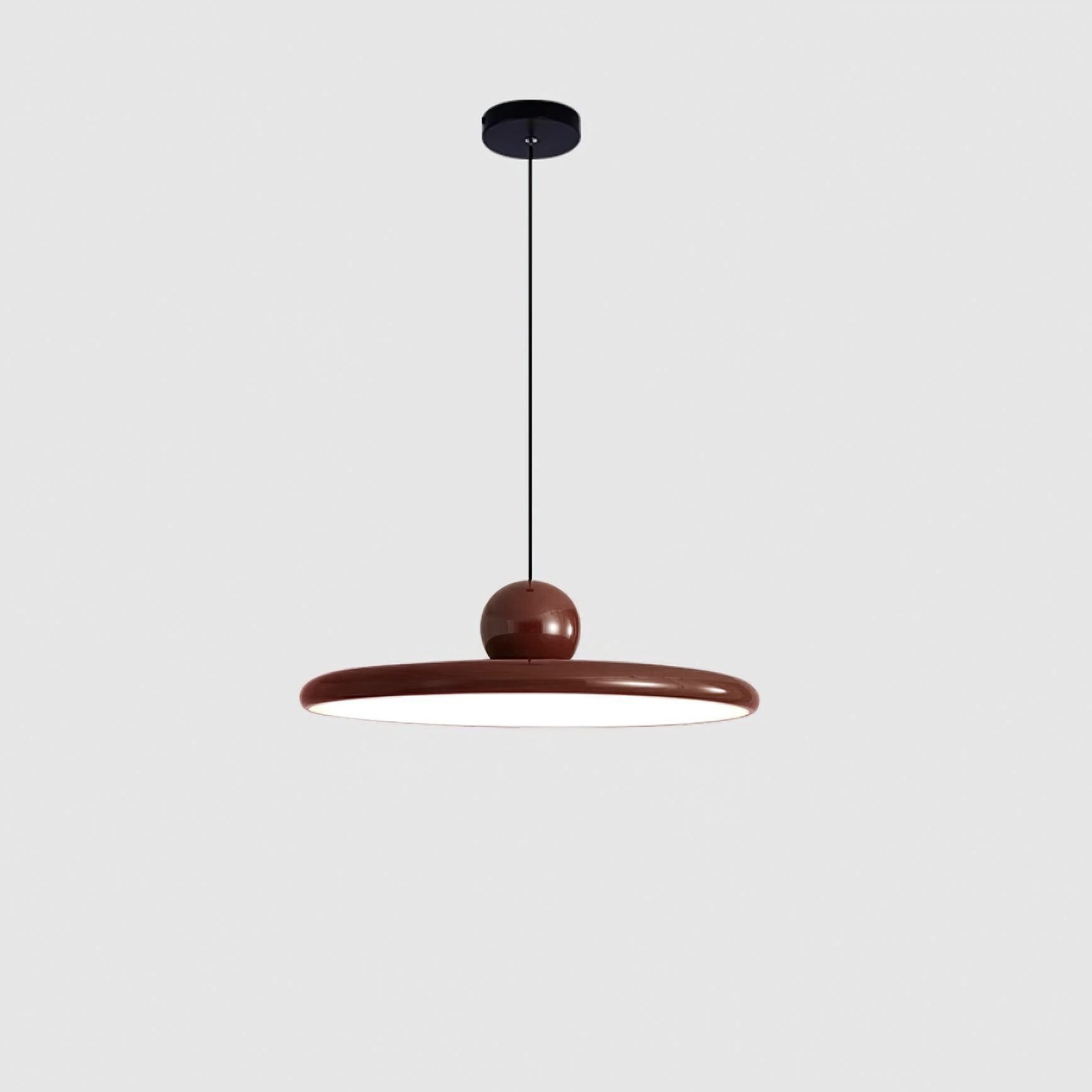 Lampada a sospensione rotonda Ororella