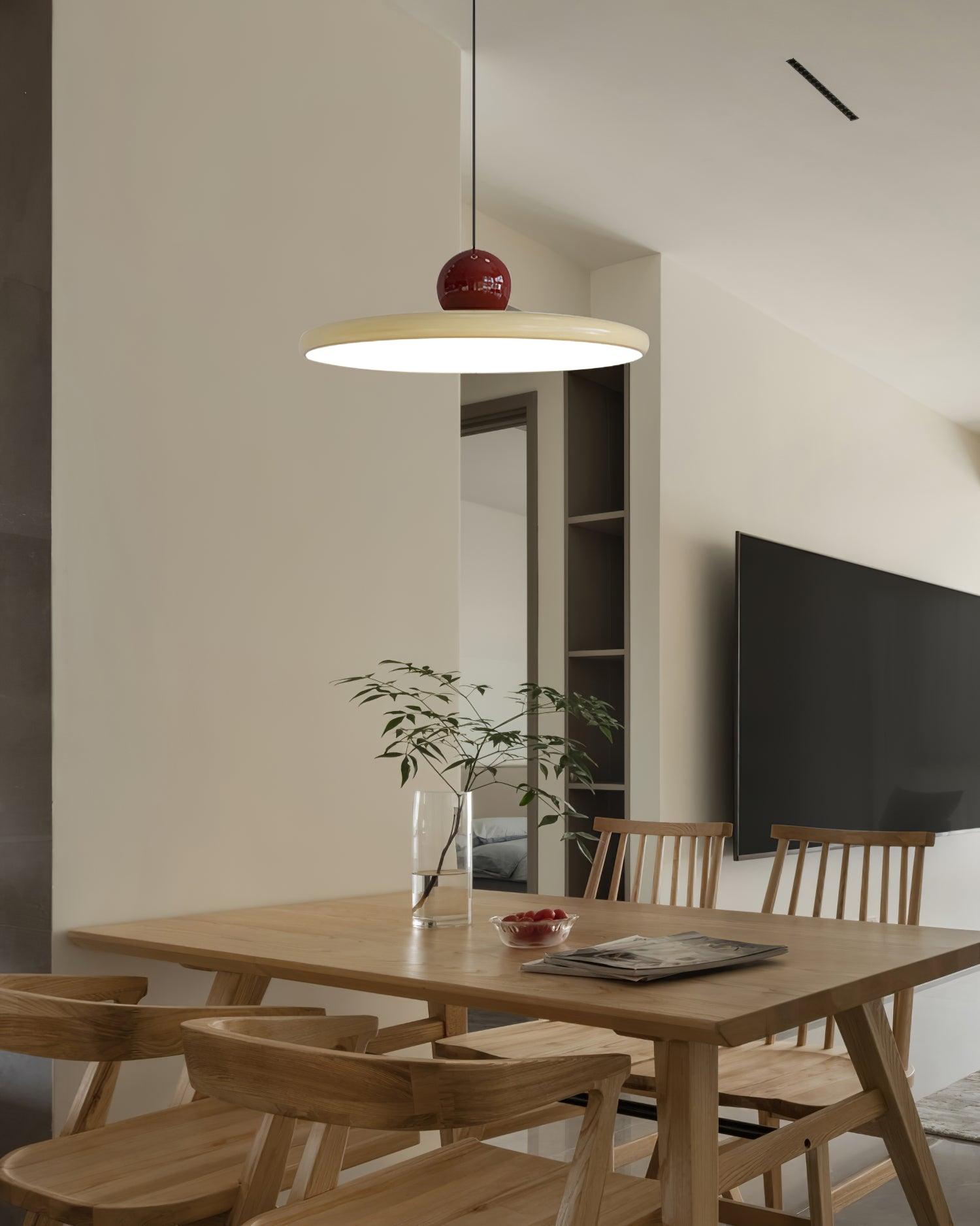 Lampada a sospensione rotonda Ororella
