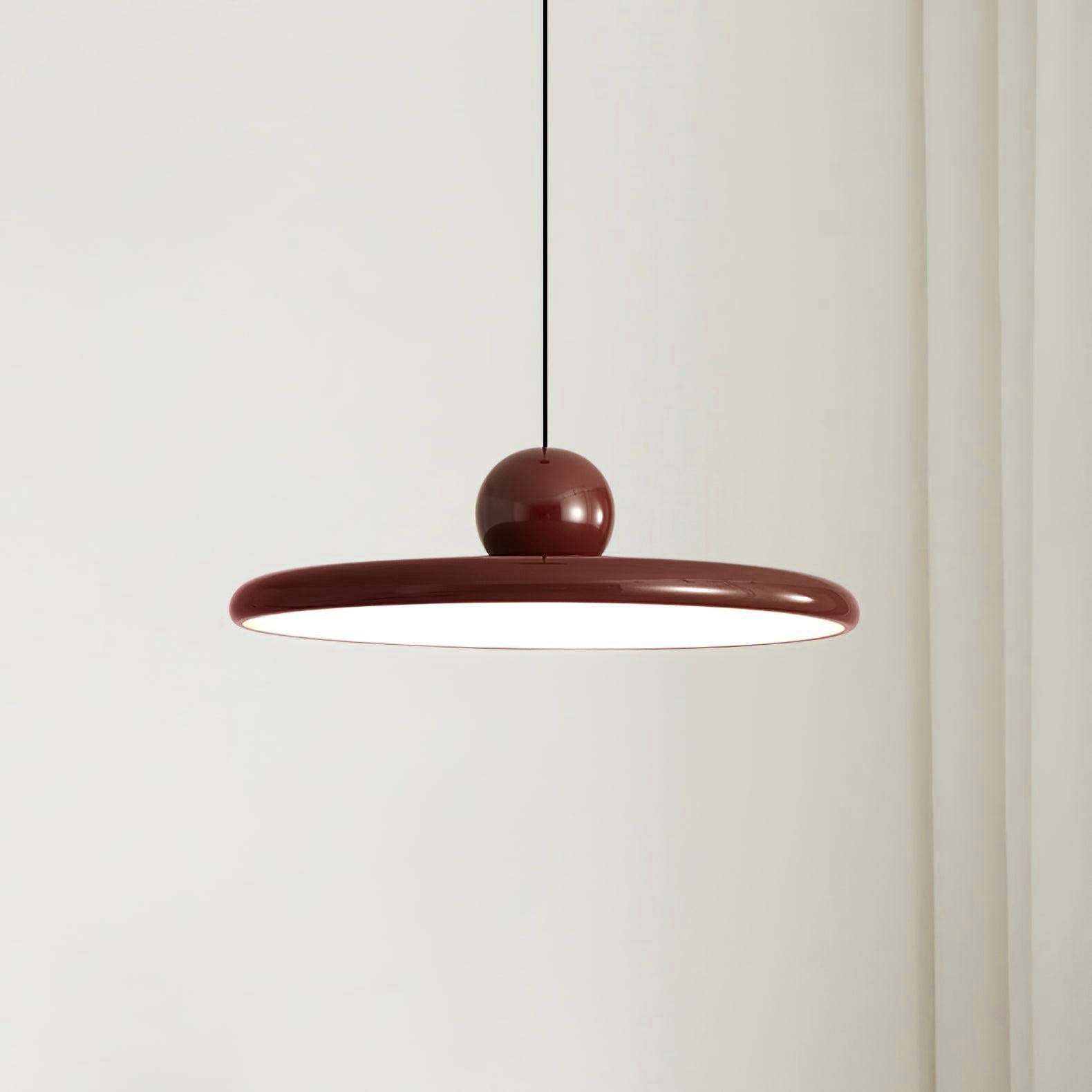 Lampada a sospensione rotonda Ororella