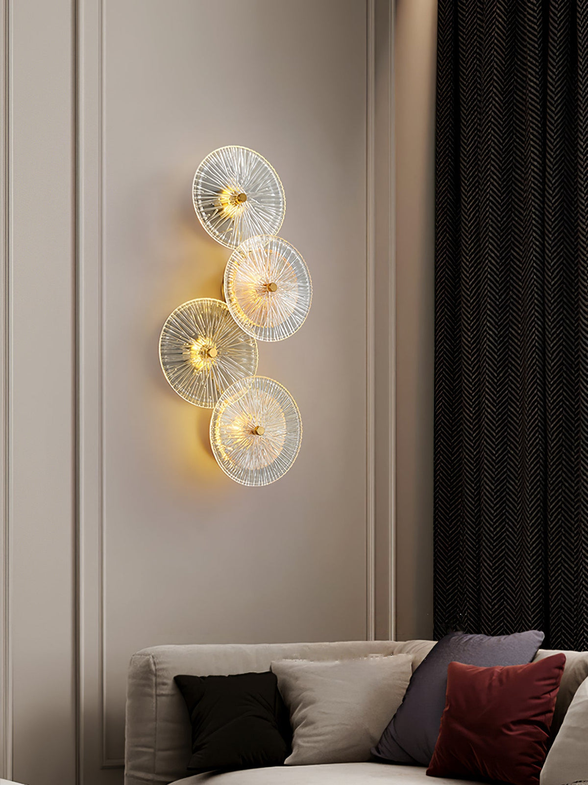 Dekorfine Lotus Leaves Wall Lamp — Detail View 42