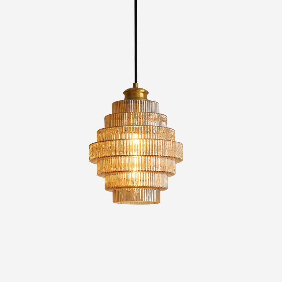 Lampada a sospensione scanalata Loeri