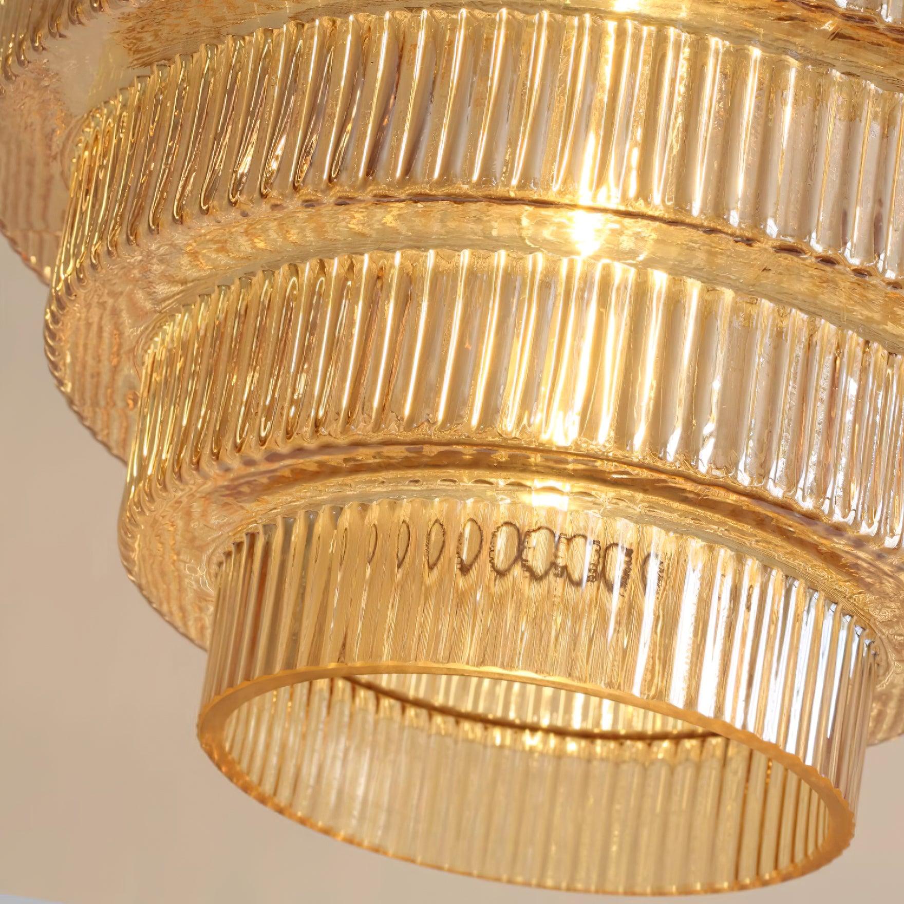 Lampada a sospensione scanalata Loeri