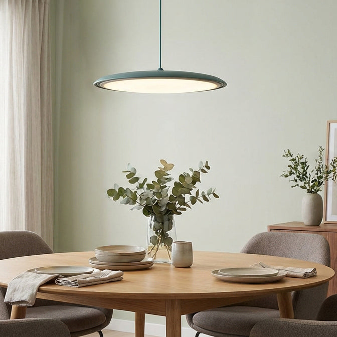 Lampada a sospensione rotonda Luciro
