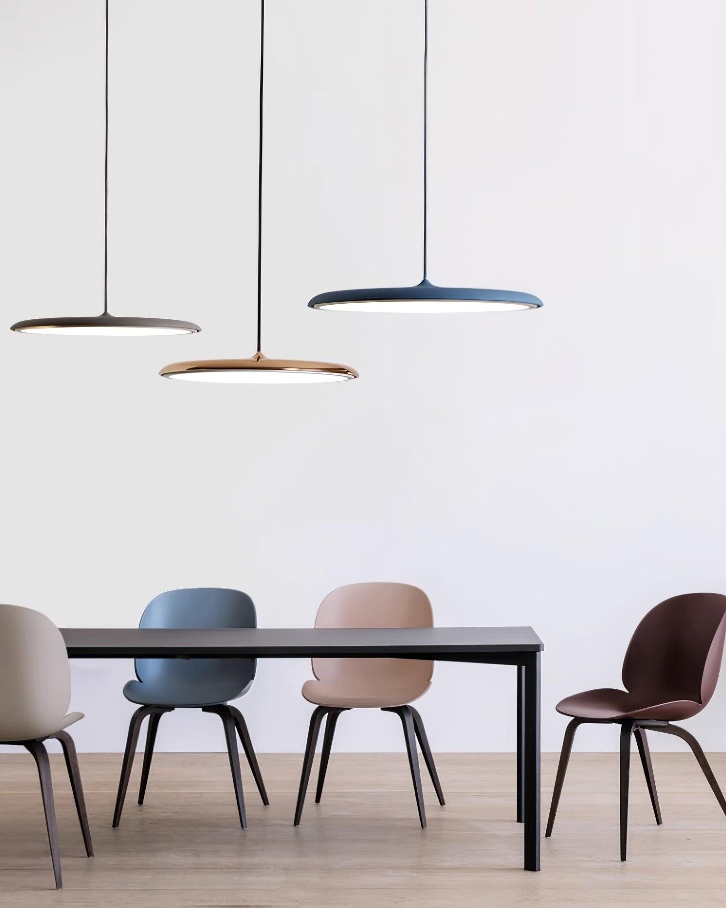 Lampada a sospensione rotonda Luciro