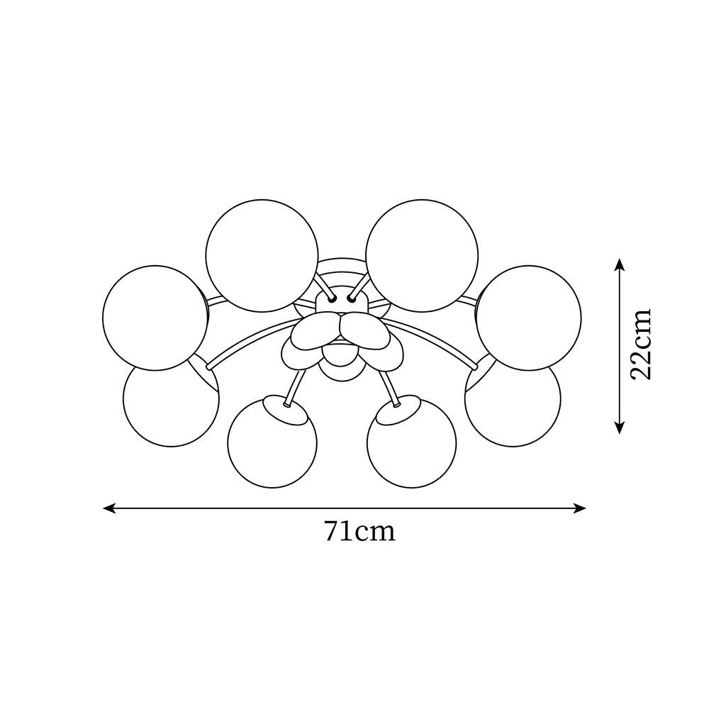 Mauricio Flowers Ceiling Light – detail 9