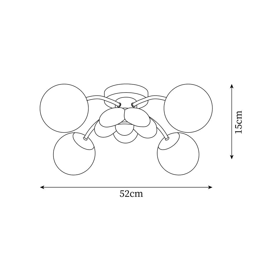 Mauricio Flowers Ceiling Light – detail 6