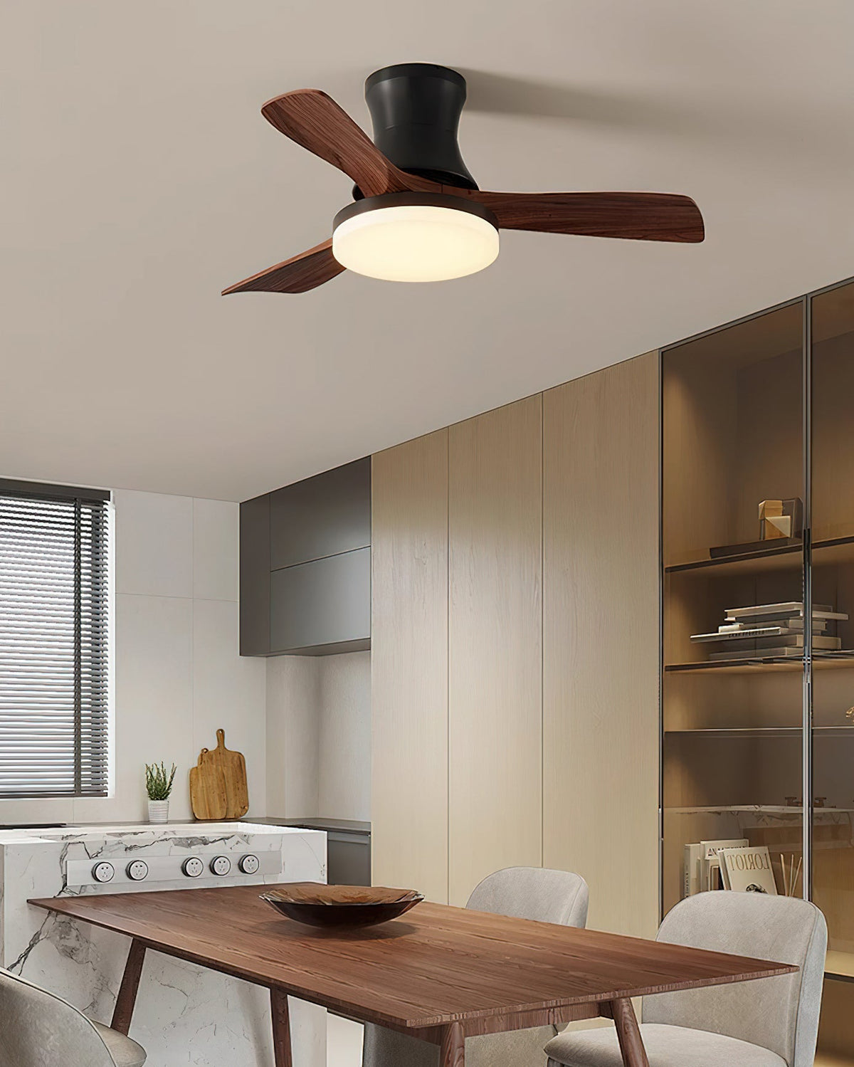Plafoniera con ventilatore Perarni