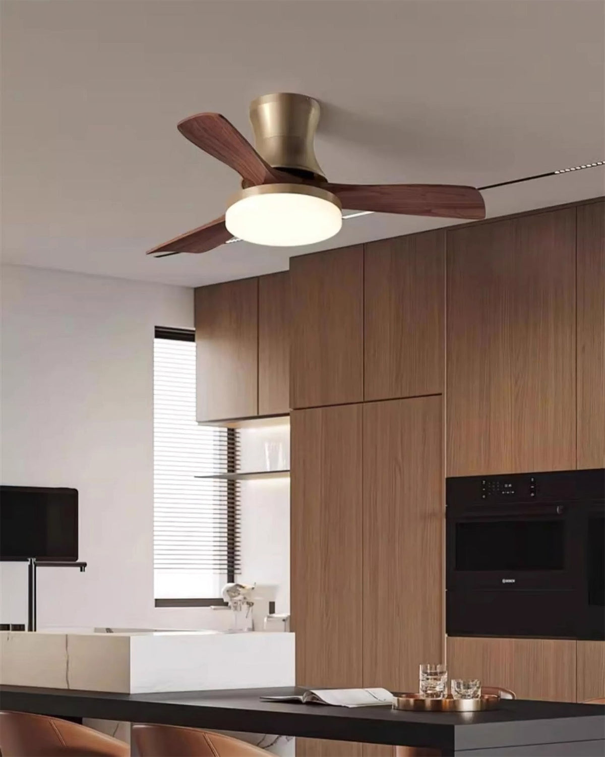 Plafoniera con ventilatore Perarni