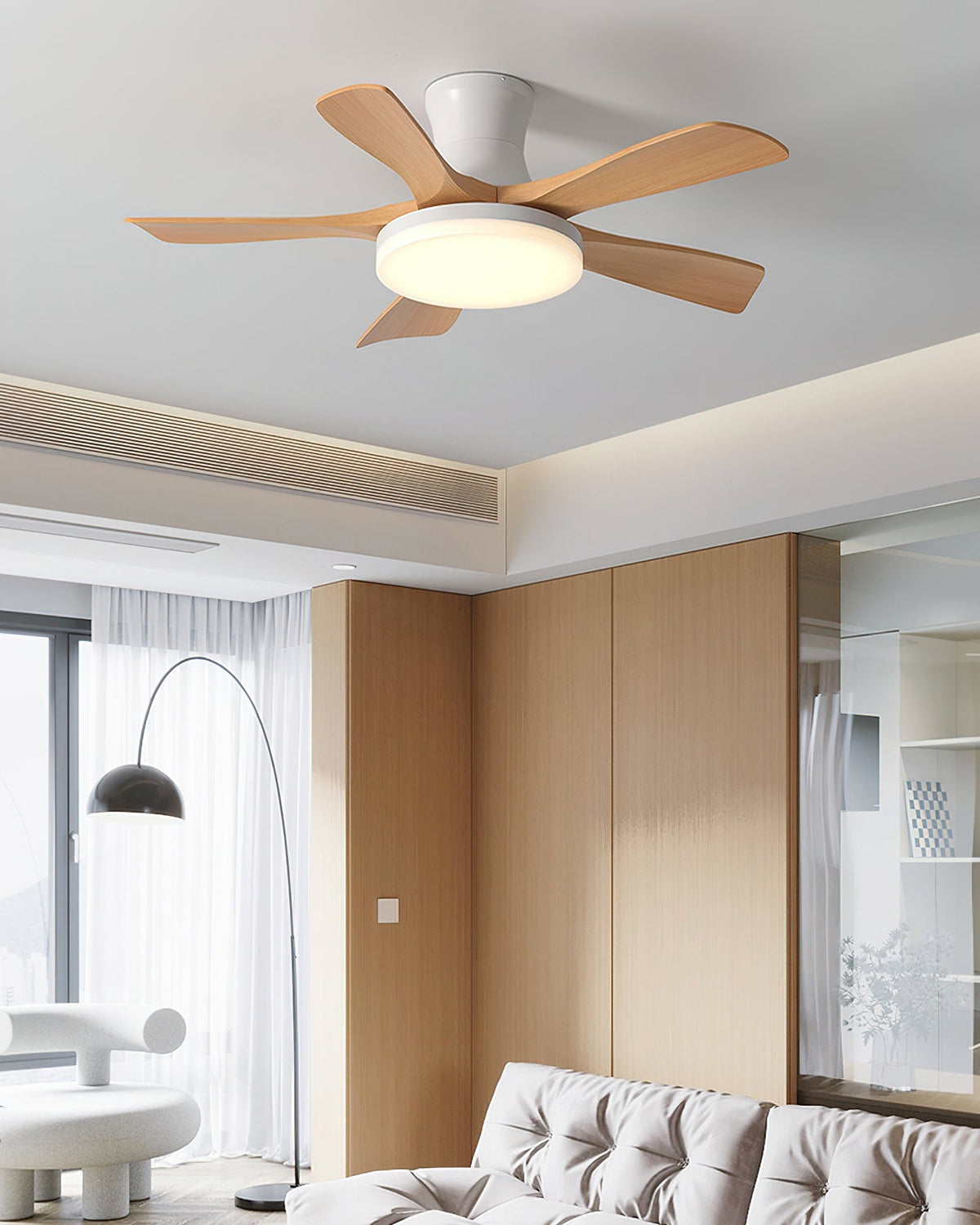 Plafoniera con ventilatore Perarni