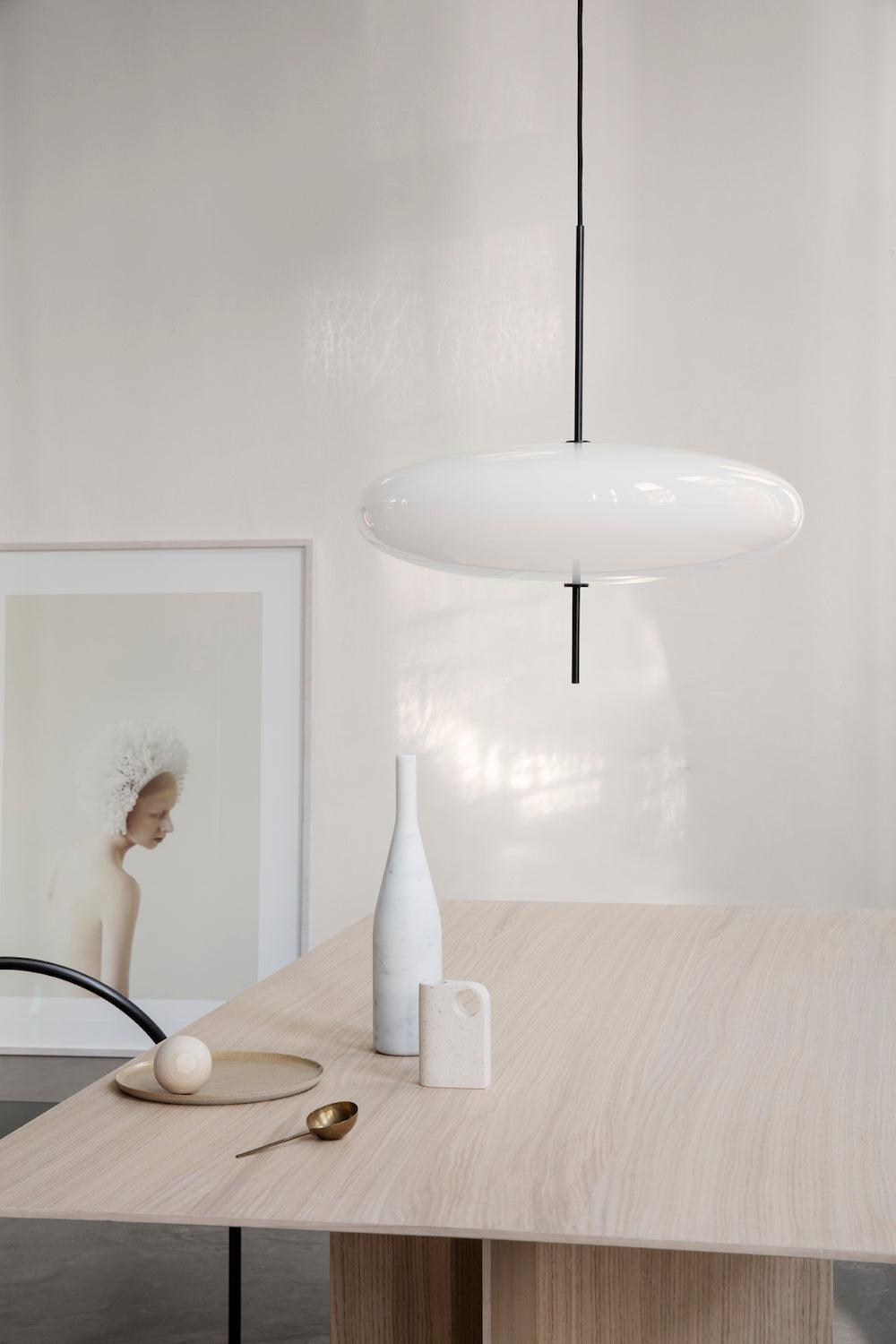 Lampada a sospensione ellittica Chiavvera