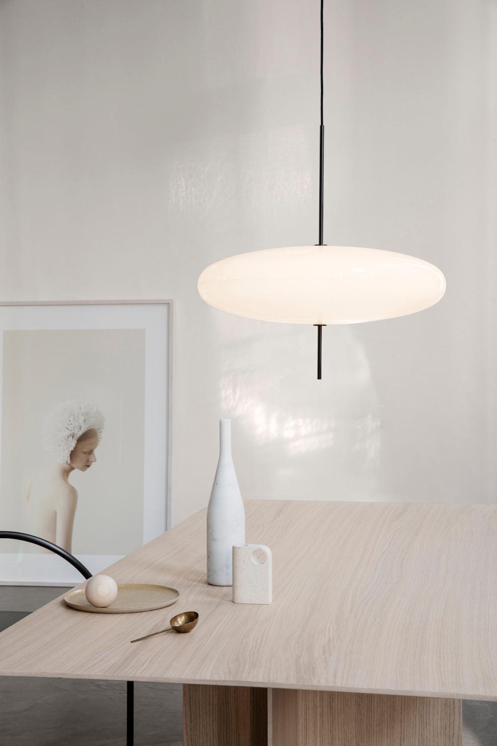 Lampada a sospensione ellittica Chiavvera