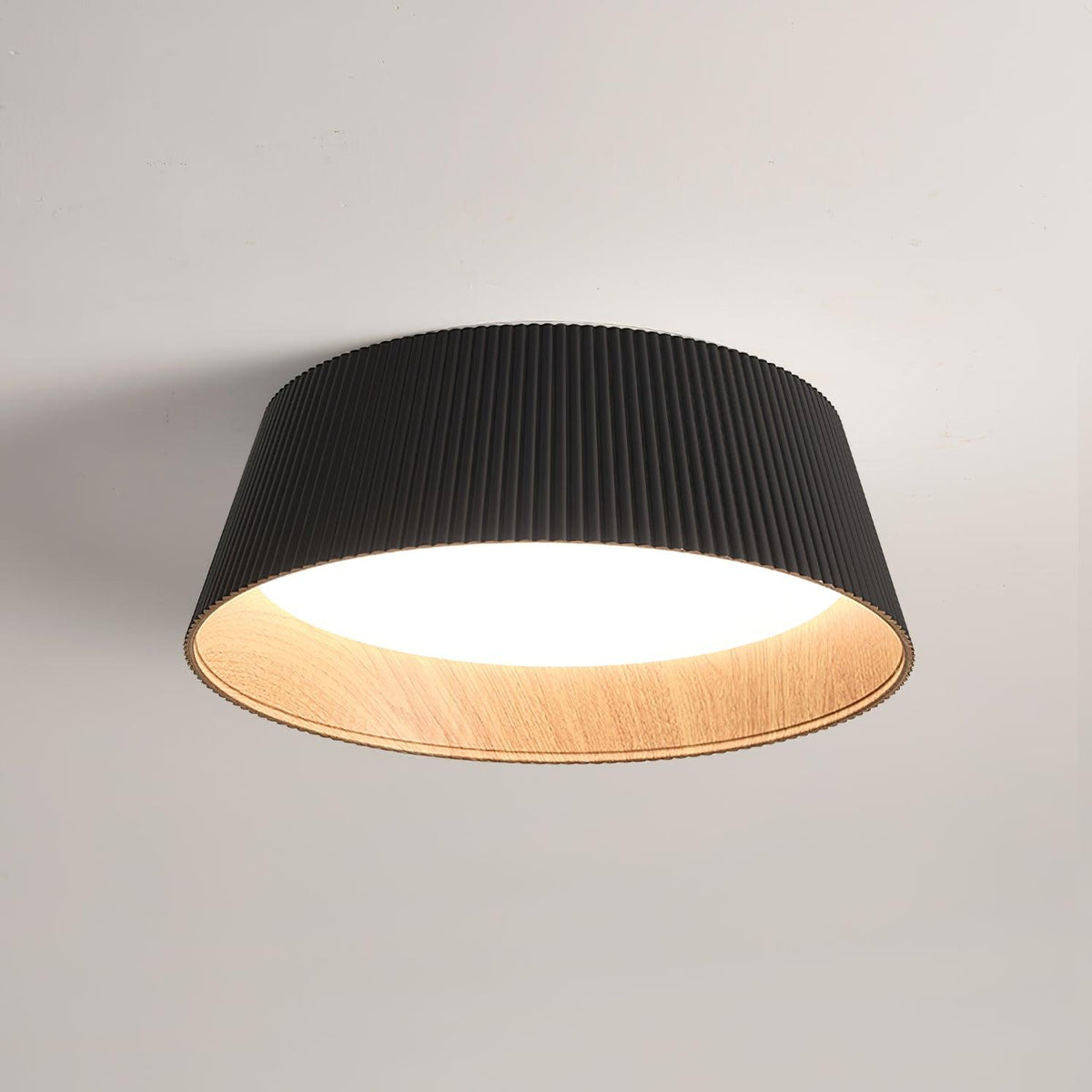 Modern Ribbed Ceiling Light – detail 7