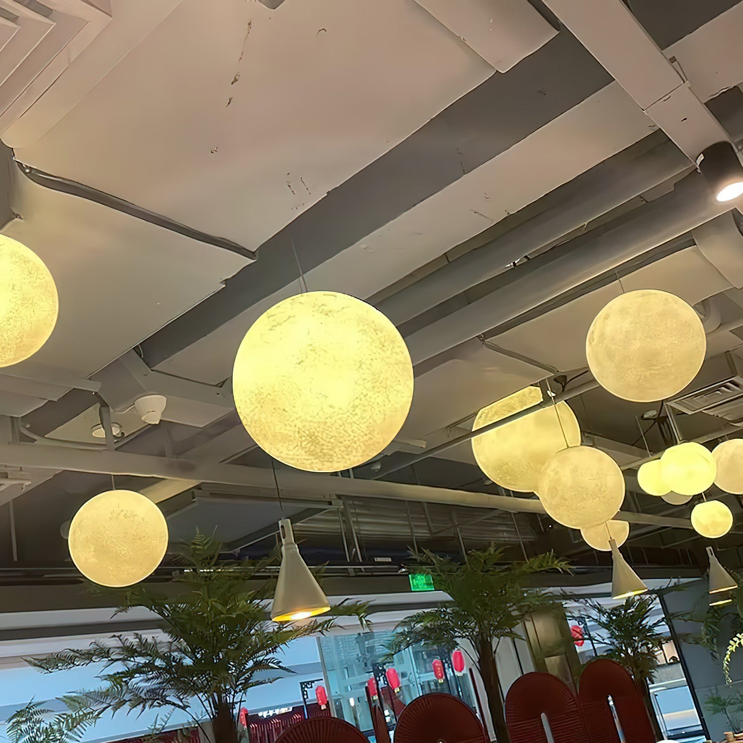 Lampada a sospensione globo Venea