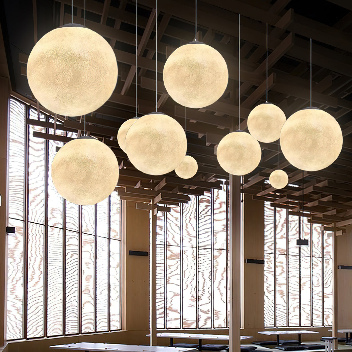 Lampada a sospensione globo Venea