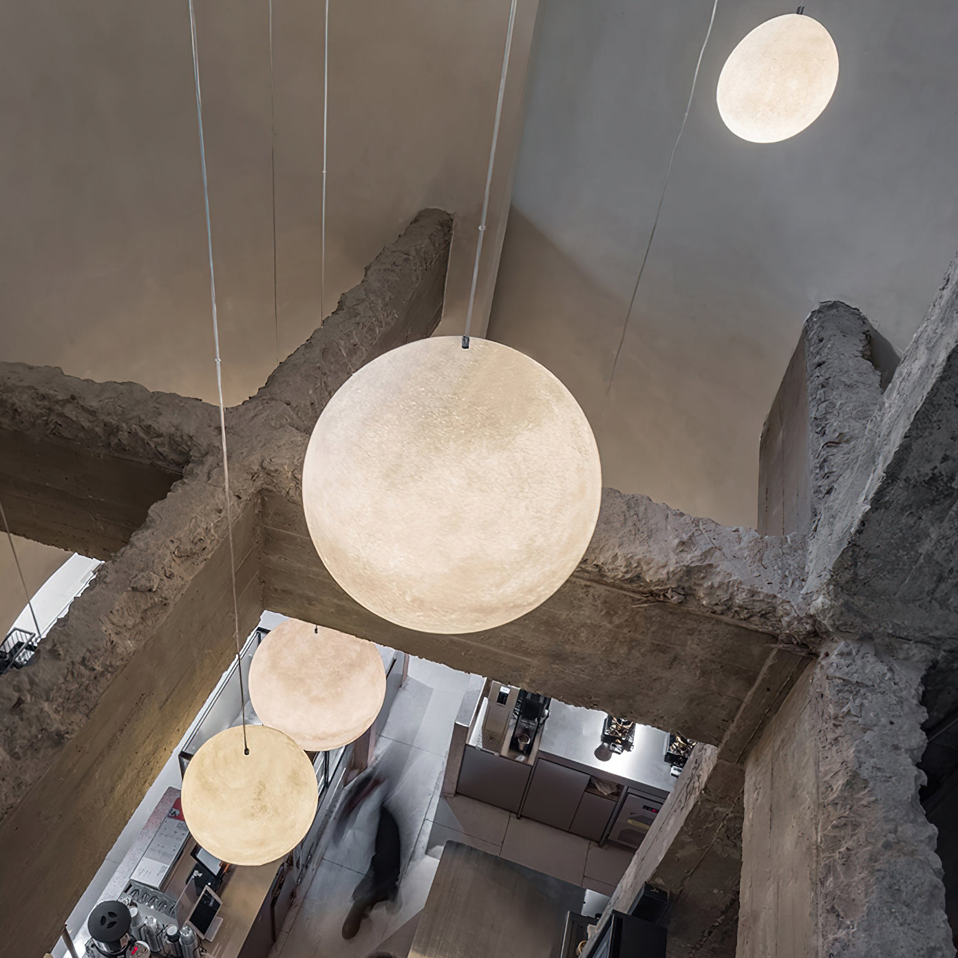 Lampada a sospensione globo Venea