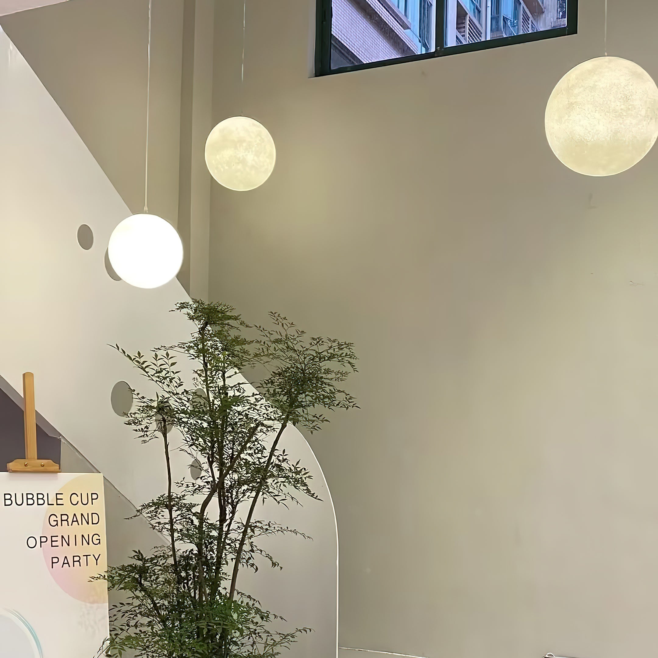 Lampada a sospensione globo Venea