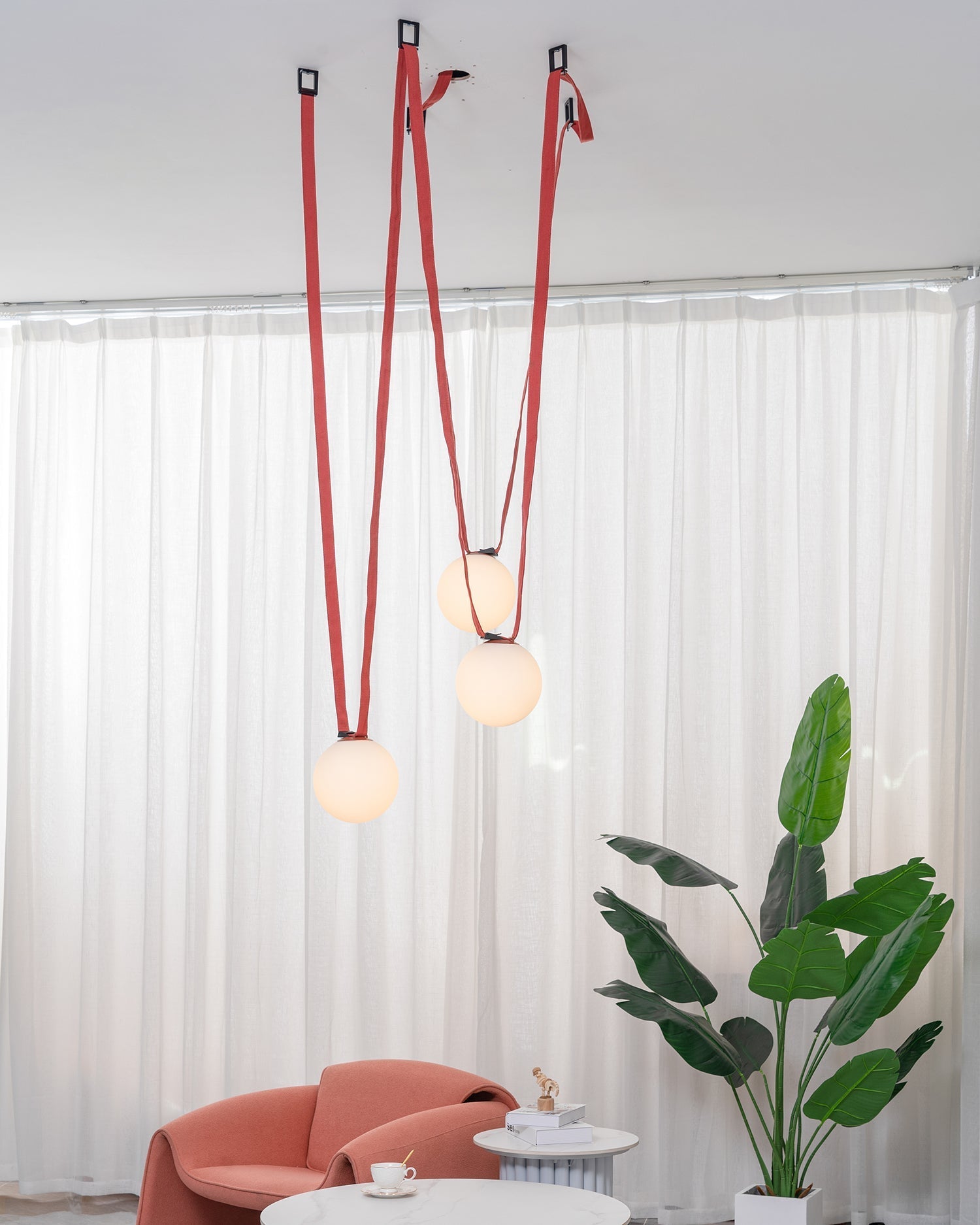 Lampada a sospensione scultorea Elellami
