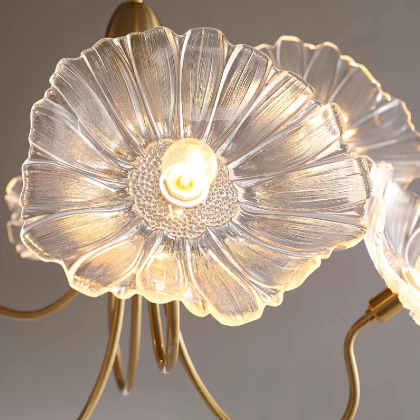 Lampadario floreale Chiario