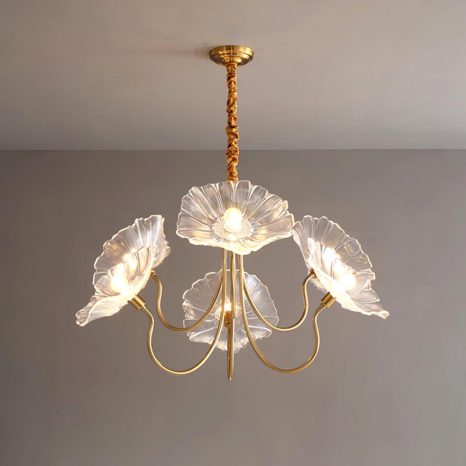 Lampadario floreale Chiario
