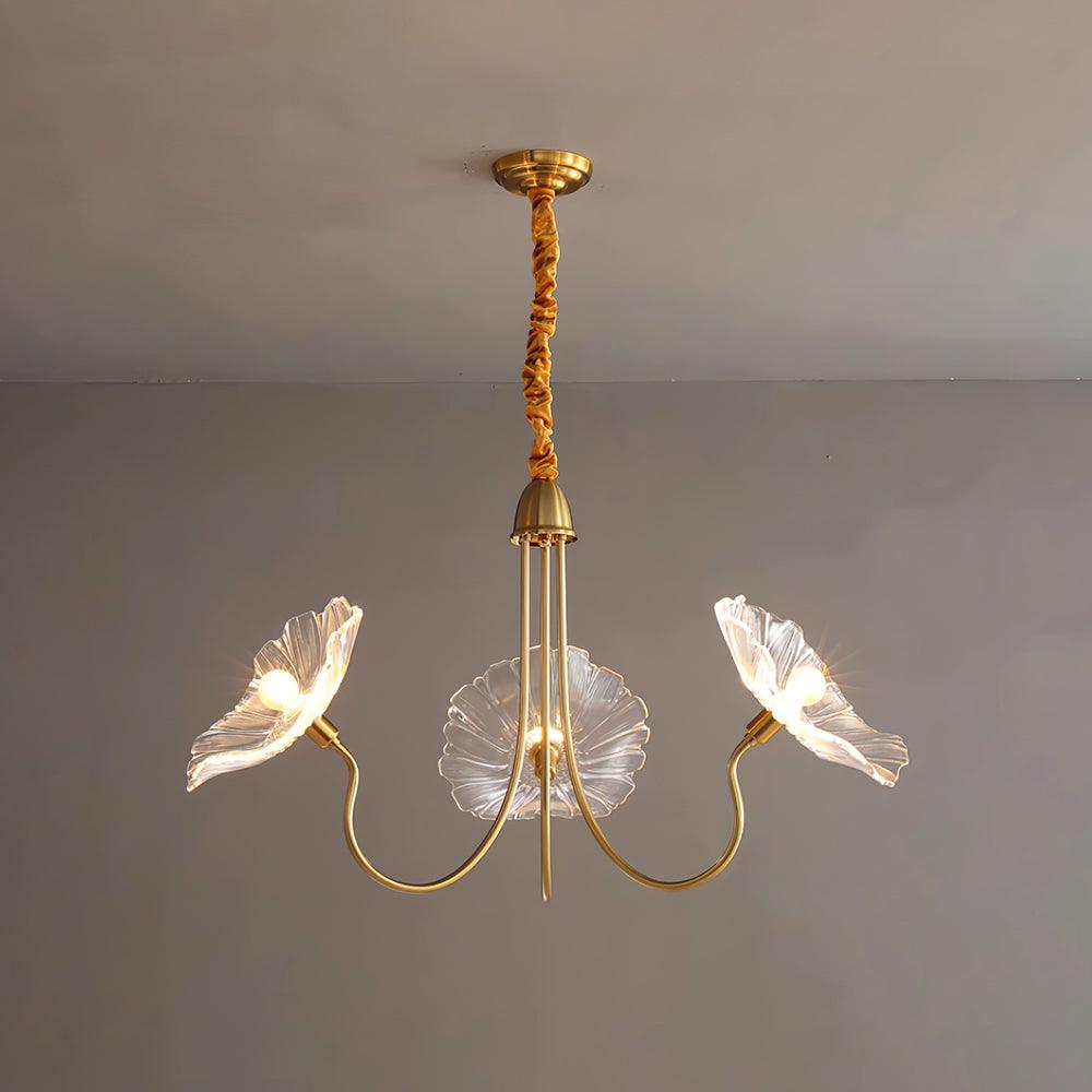 Lampadario floreale Chiario