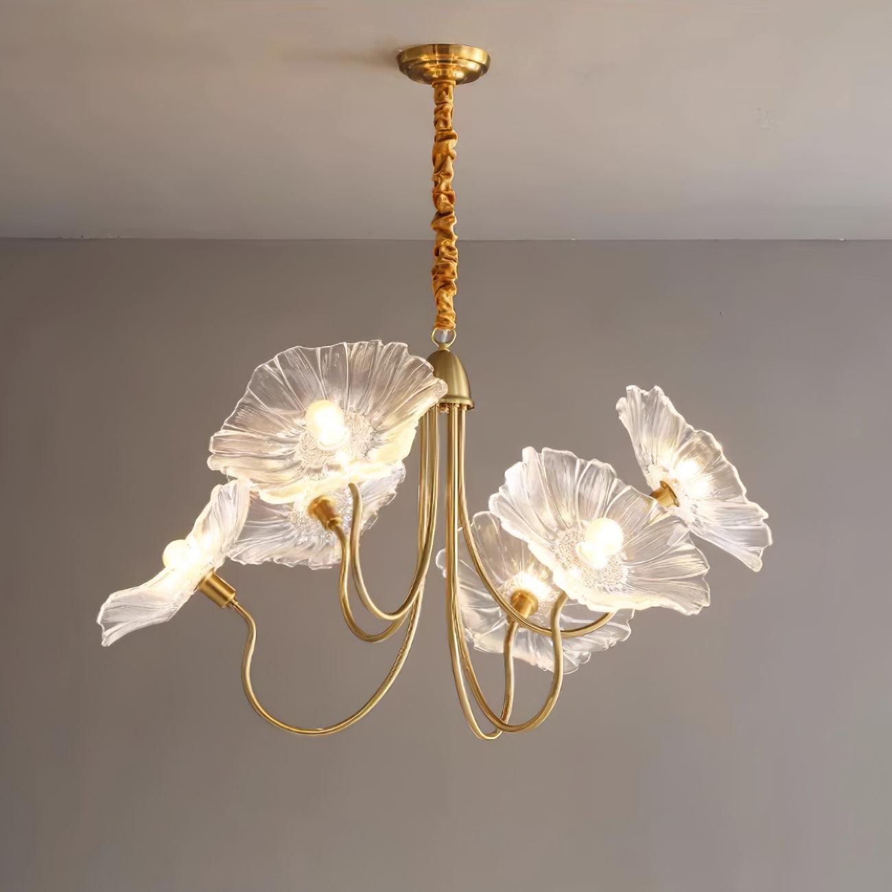 Lampadario floreale Chiario