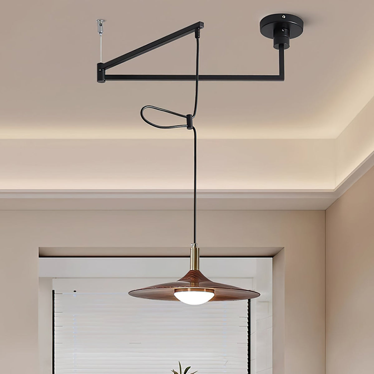 Lampada a sospensione articolata Monelio