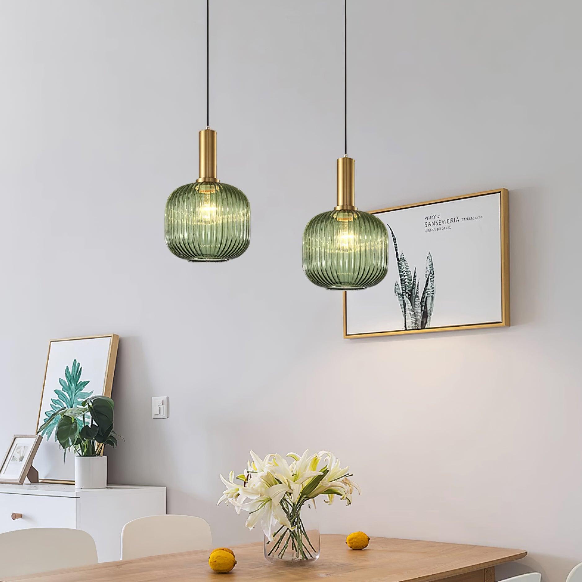 Lampada a sospensione scanalata Torel