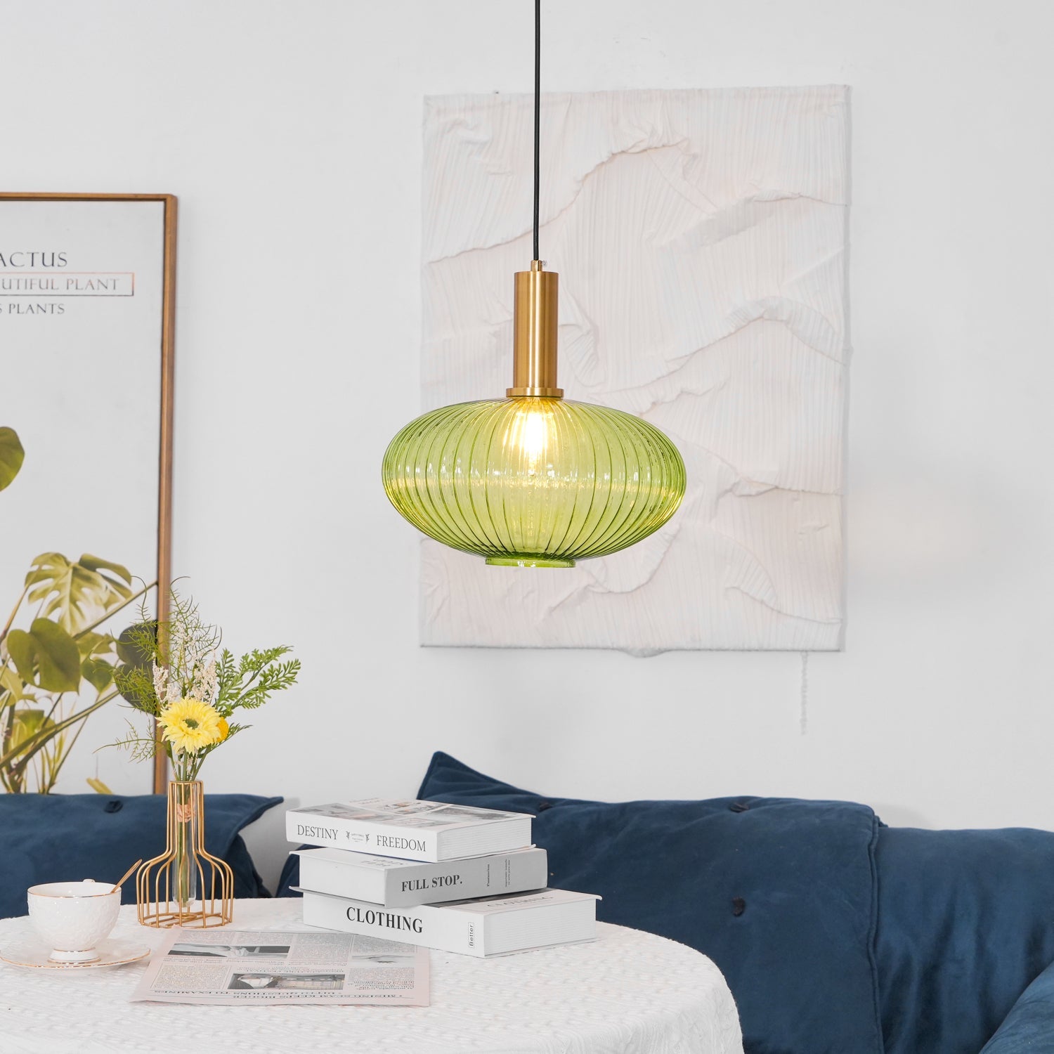 Lampada a sospensione scanalata Torel
