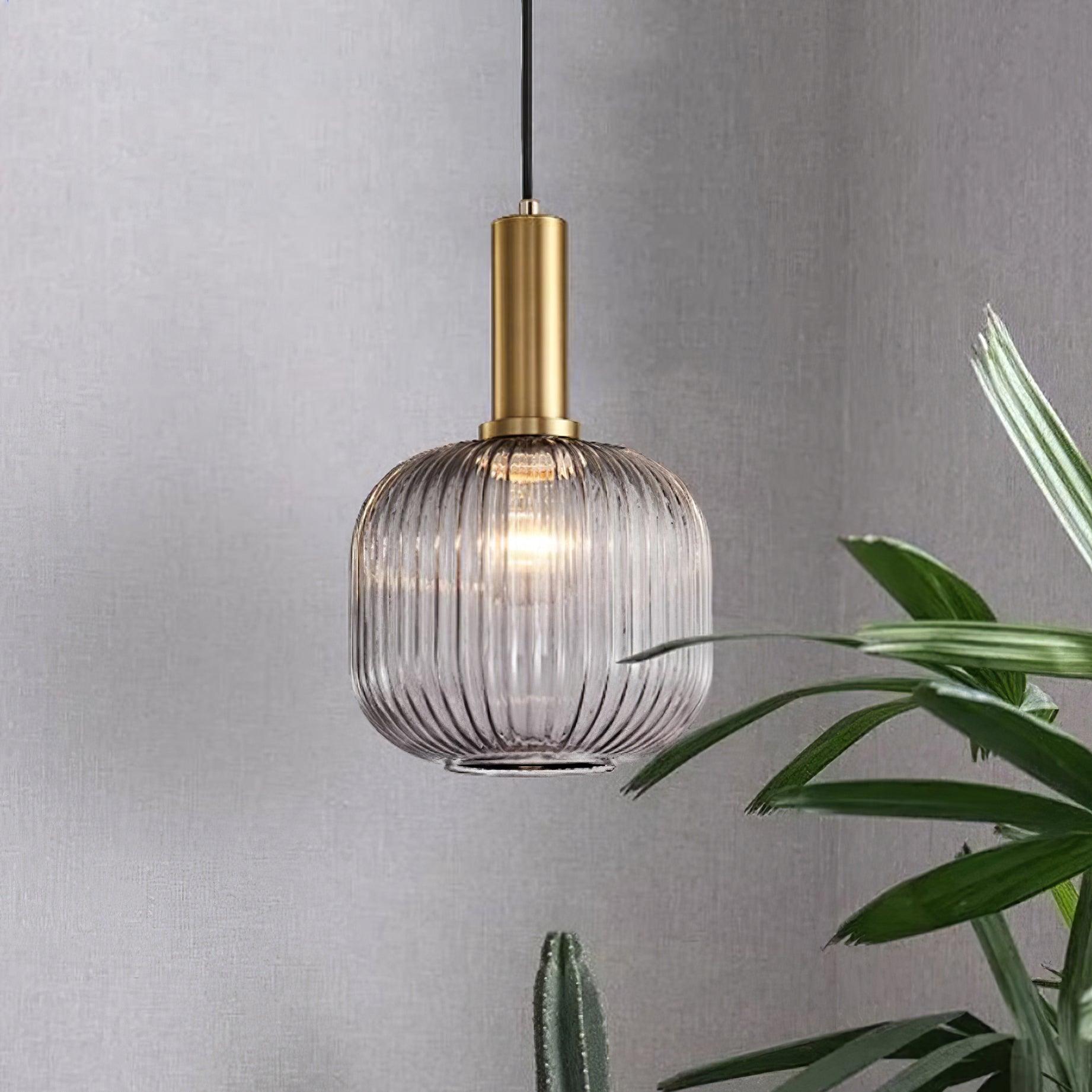 Lampada a sospensione scanalata Torel