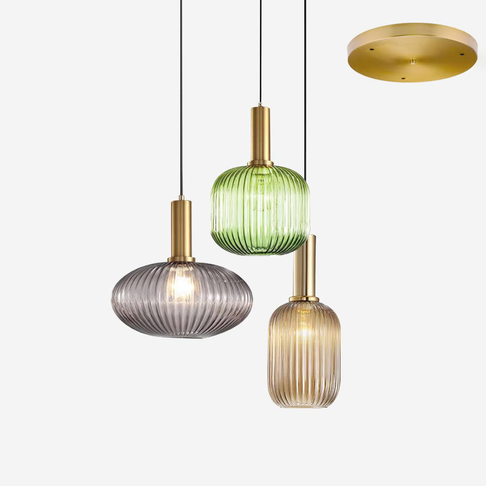 Lampada a sospensione scanalata Torel