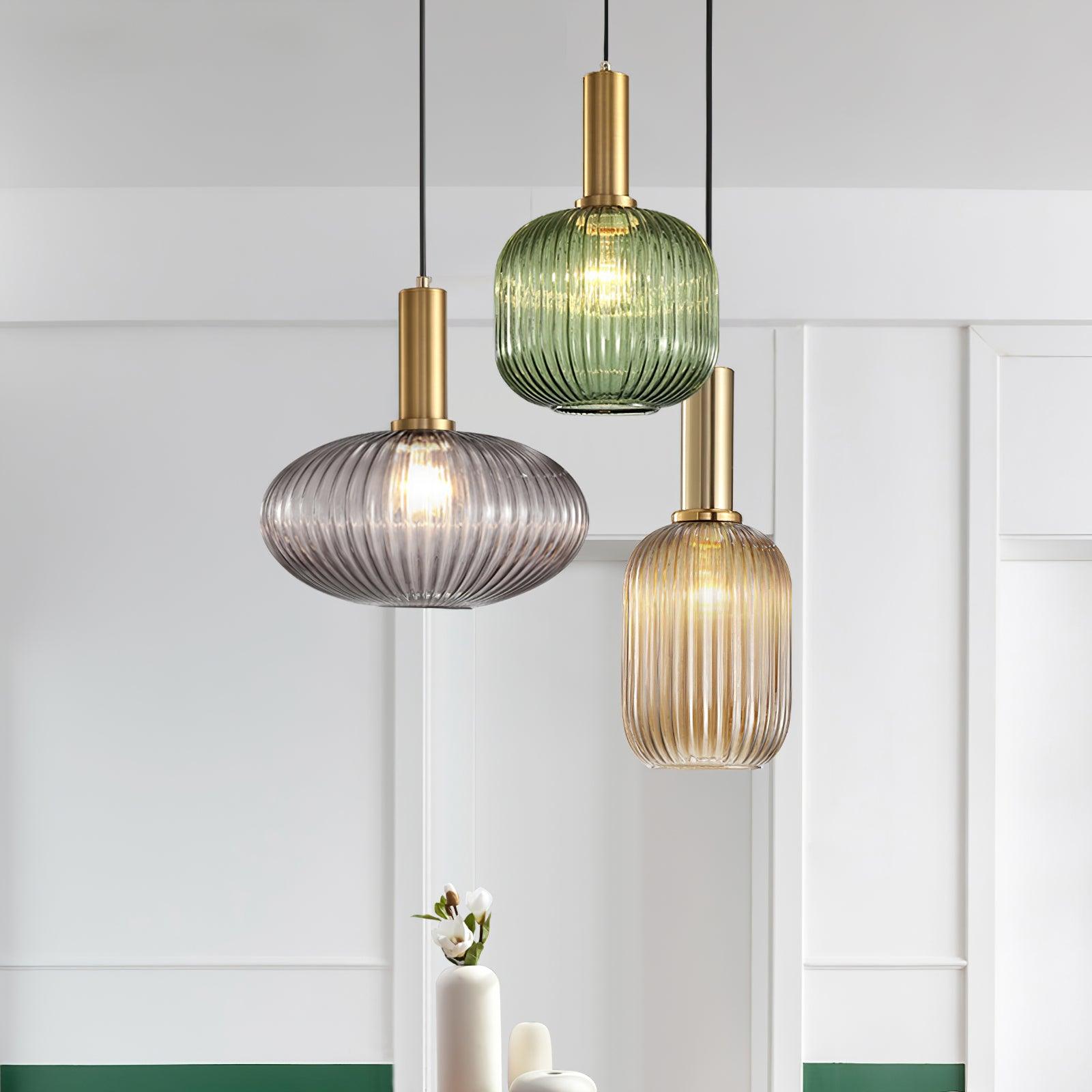 Lampada a sospensione scanalata Torel