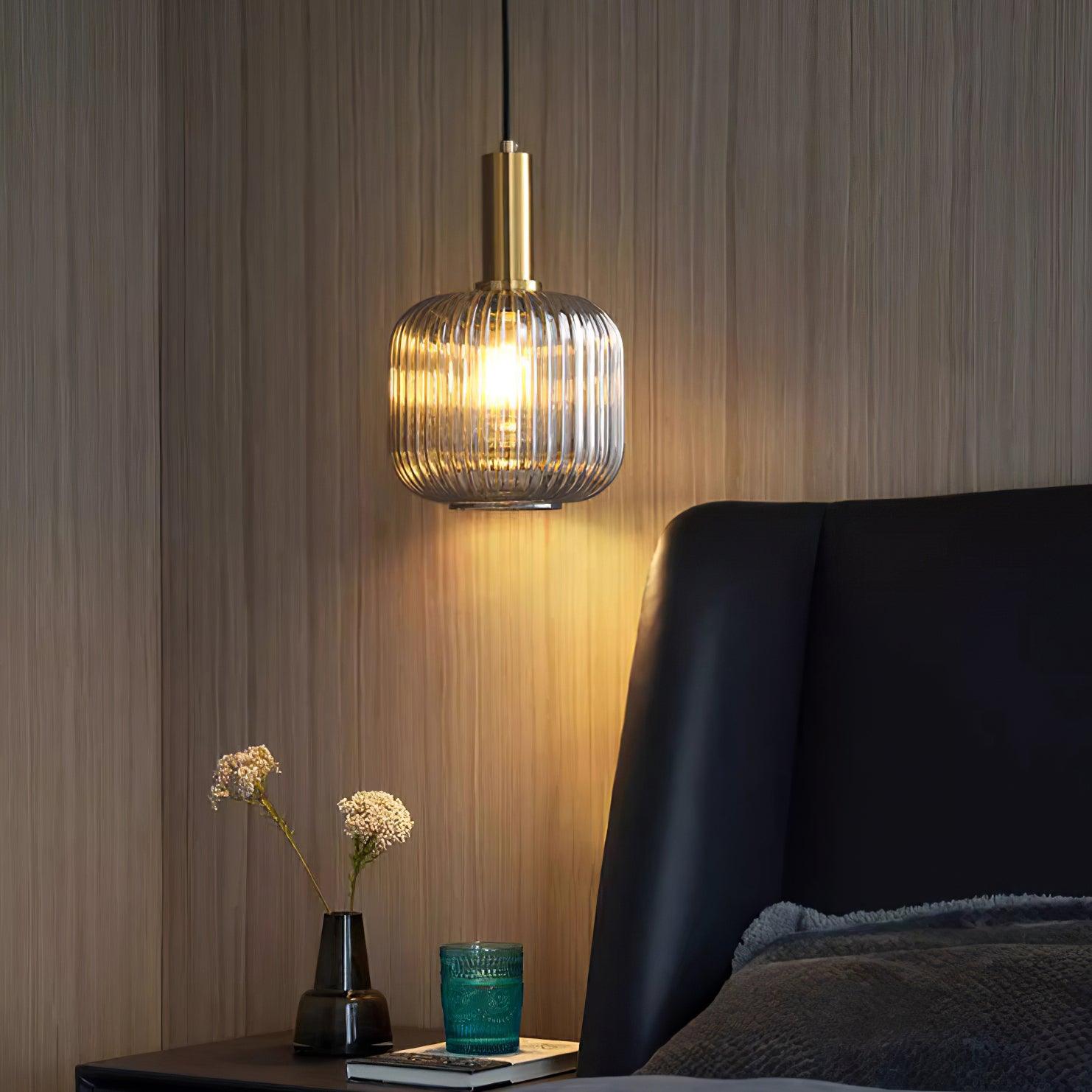Lampada a sospensione scanalata Torel