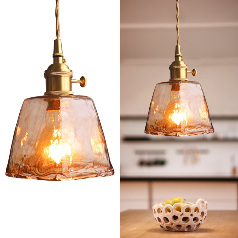 Lampada a sospensione vintage Zeliaro