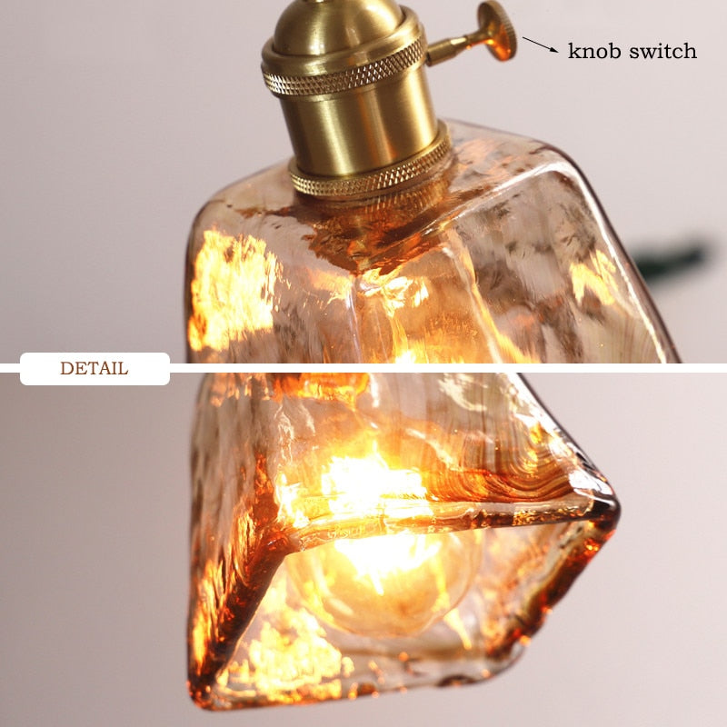 Lampada a sospensione vintage Zeliaro