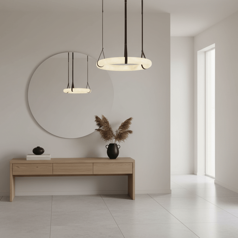 Oslo Alabaster Pendant Light A – detail 12